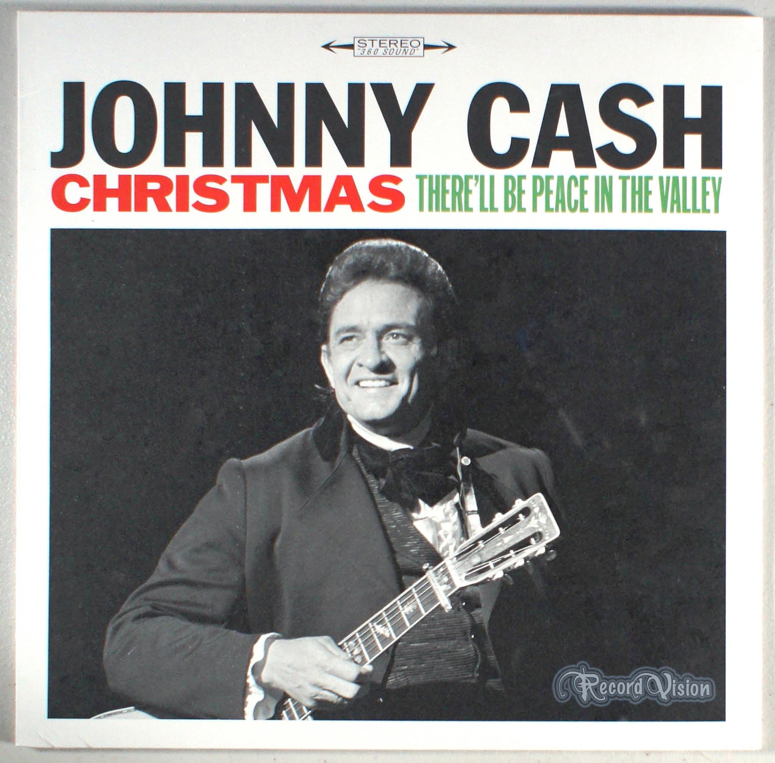 Johnny Cash - Christmas: There'll Be Peace in the Valley (front cover) Vinyl