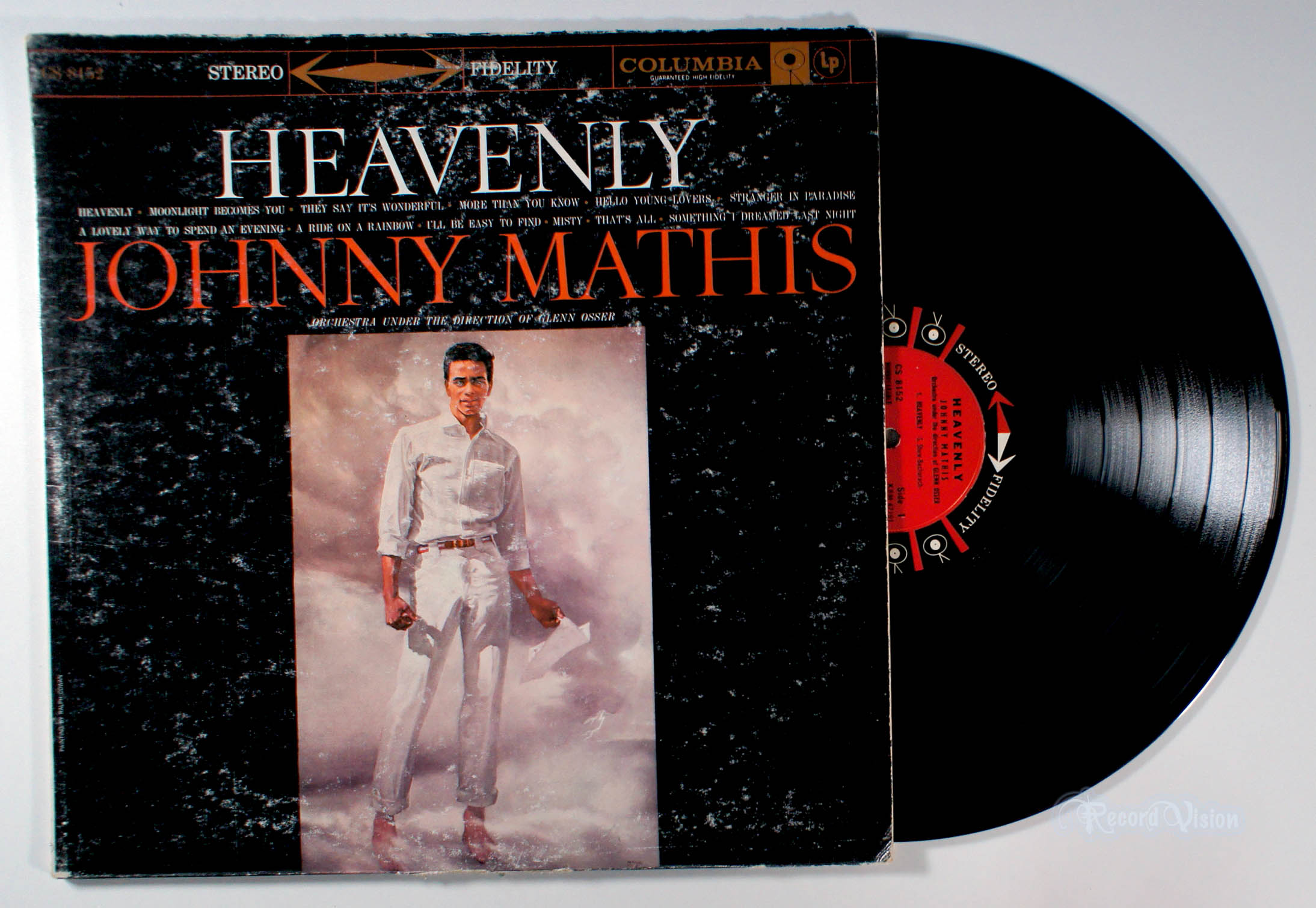 Johnny Mathis - Heavenly (front cover) Vinyl