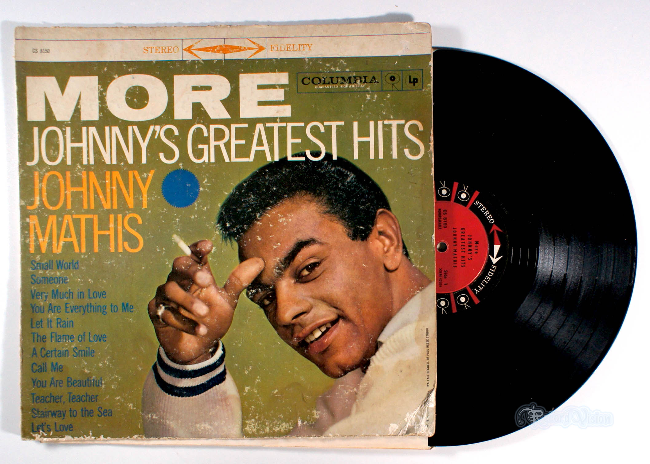 Johnny Mathis - More Greatest Hits (front cover) Vinyl