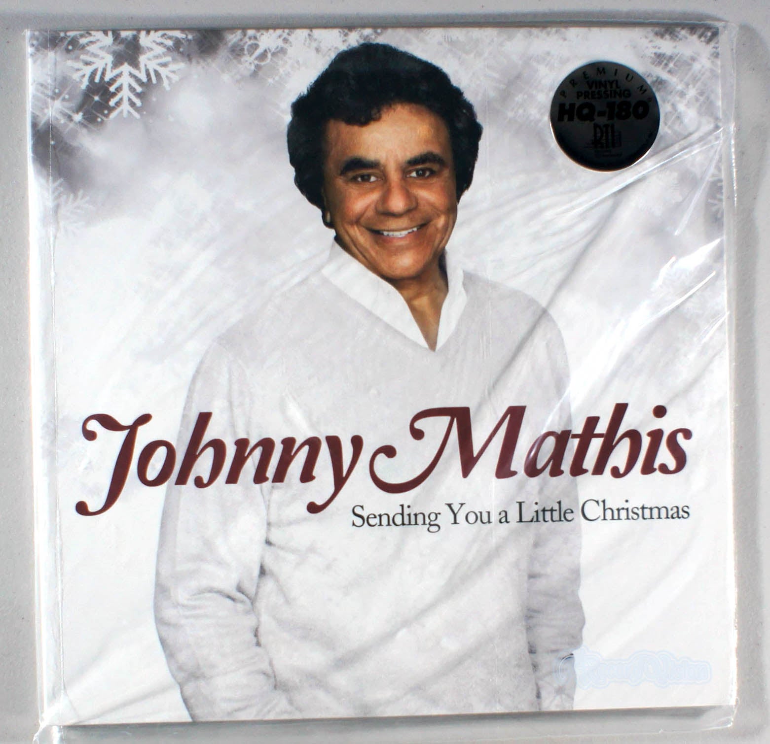 Johnny Mathis - Sending You a Little Christmas (front cover) Vinyl