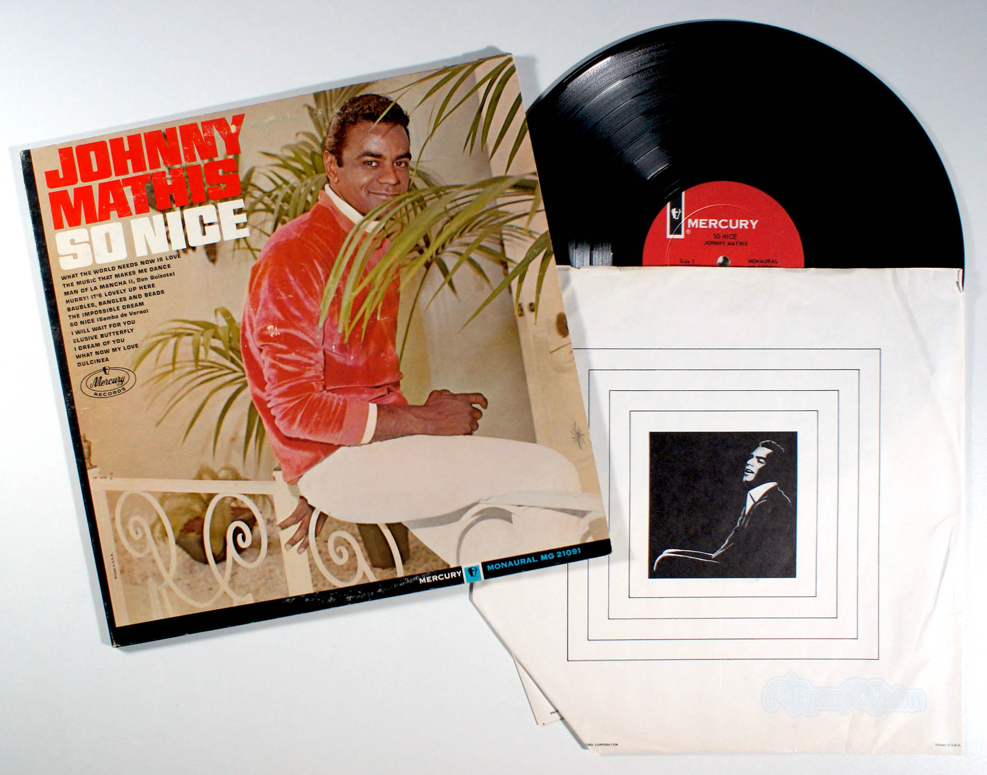 Johnny Mathis - So Nice (front cover) Vinyl
