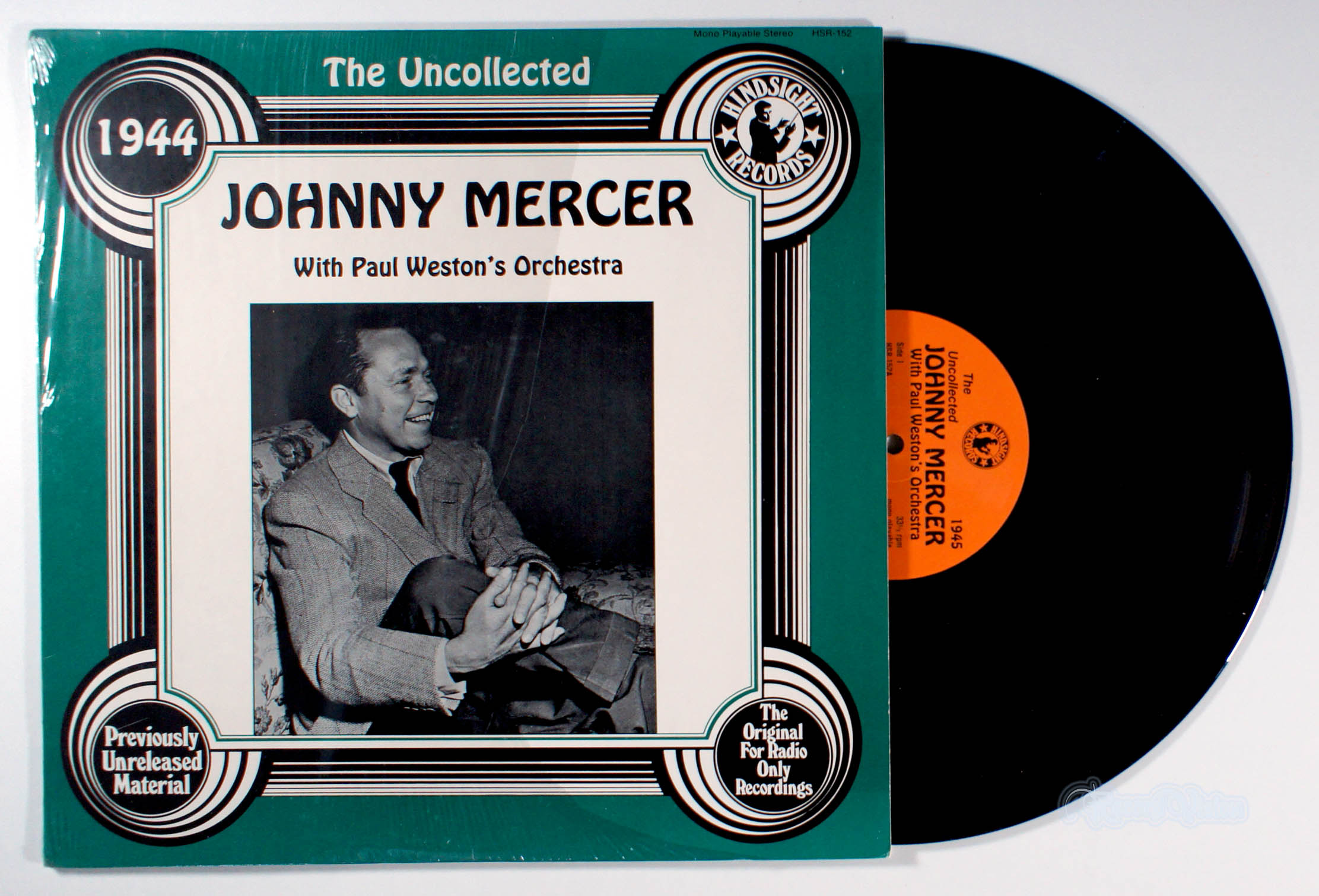 Johnny Mercer - The Uncollected 1944 (front cover) Vinyl