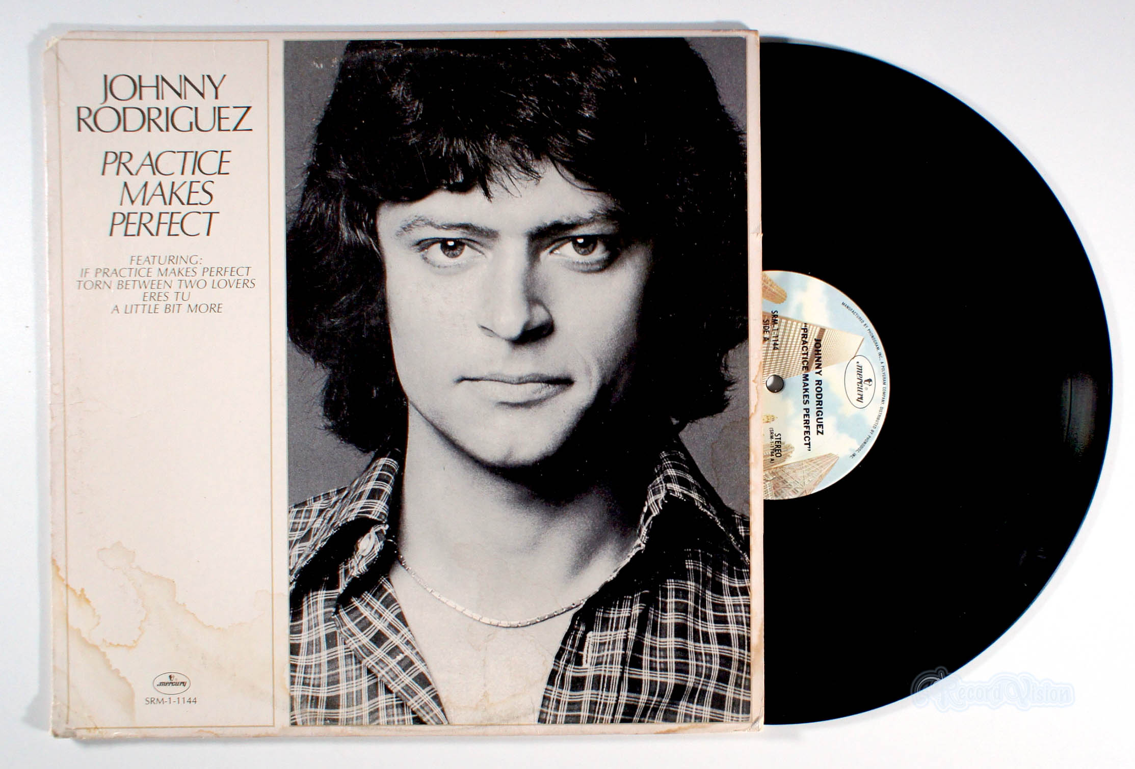 Johnny Rodriguez - Practice Makes Perfect (front cover) Vinyl