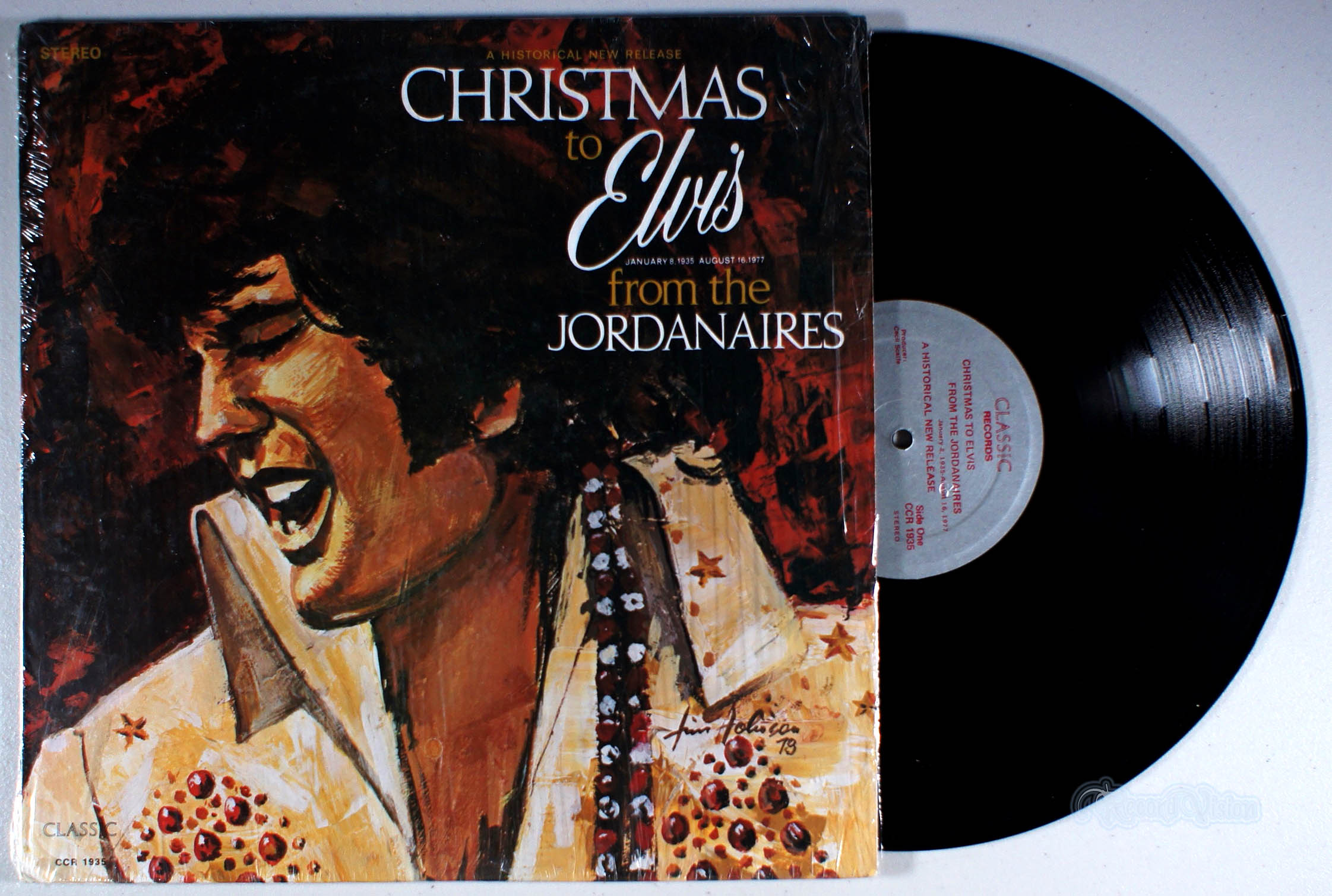 Jordanaires - Christmas to Elvis (front cover) Vinyl
