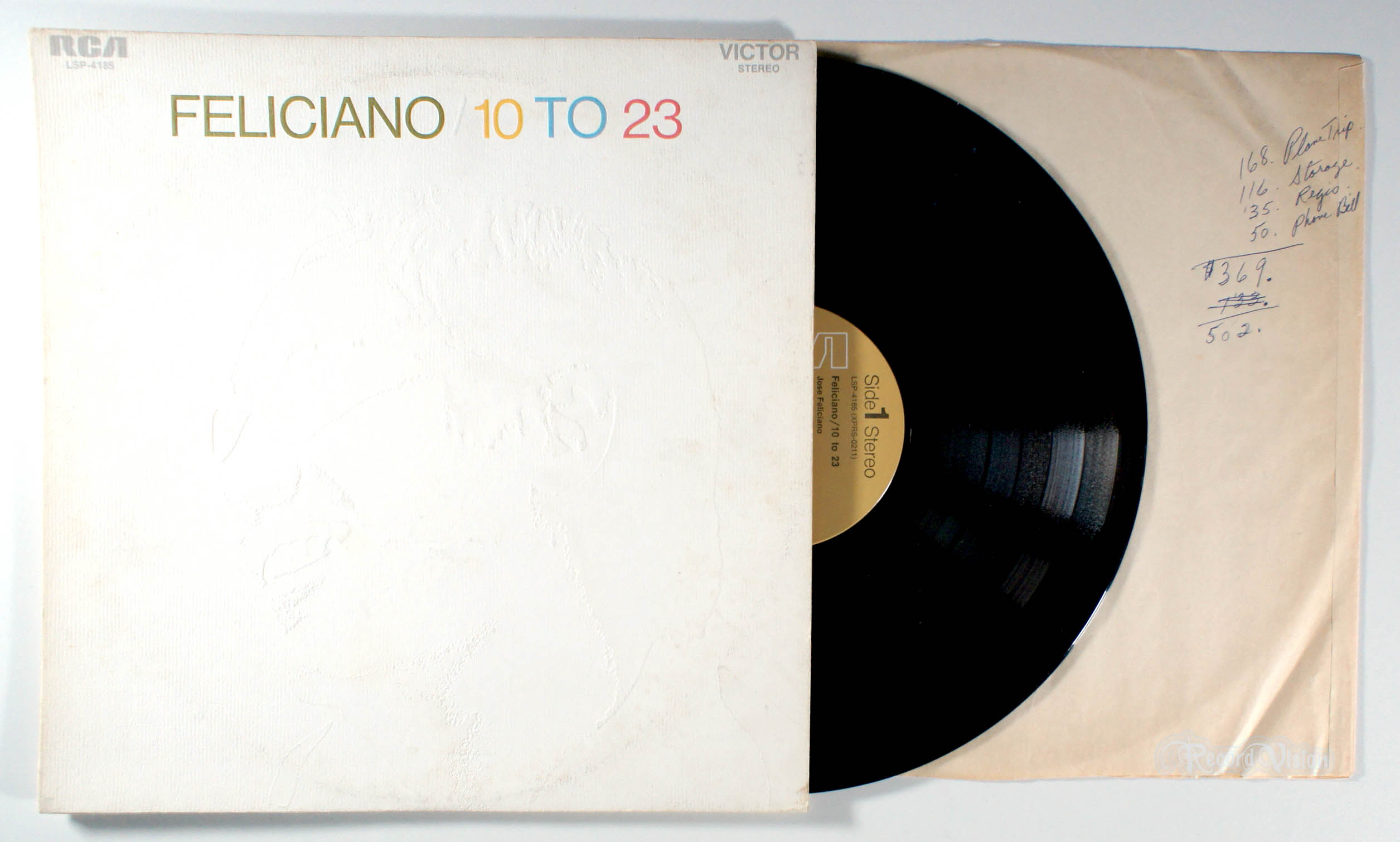 Jose Feliciano - 10 To 23 (front cover) Vinyl