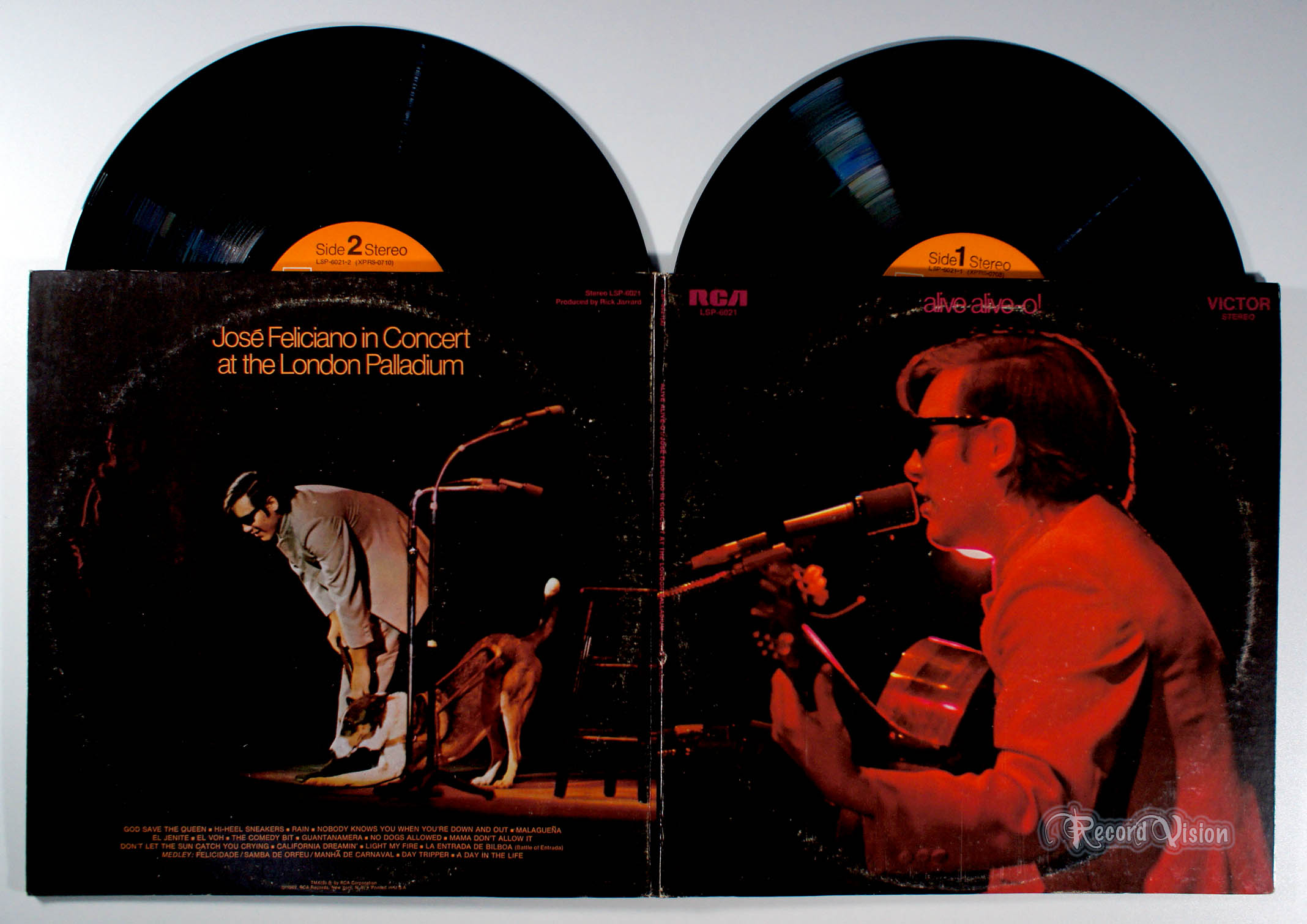 Jose Feliciano - Alive Alive-o! (front cover) Vinyl