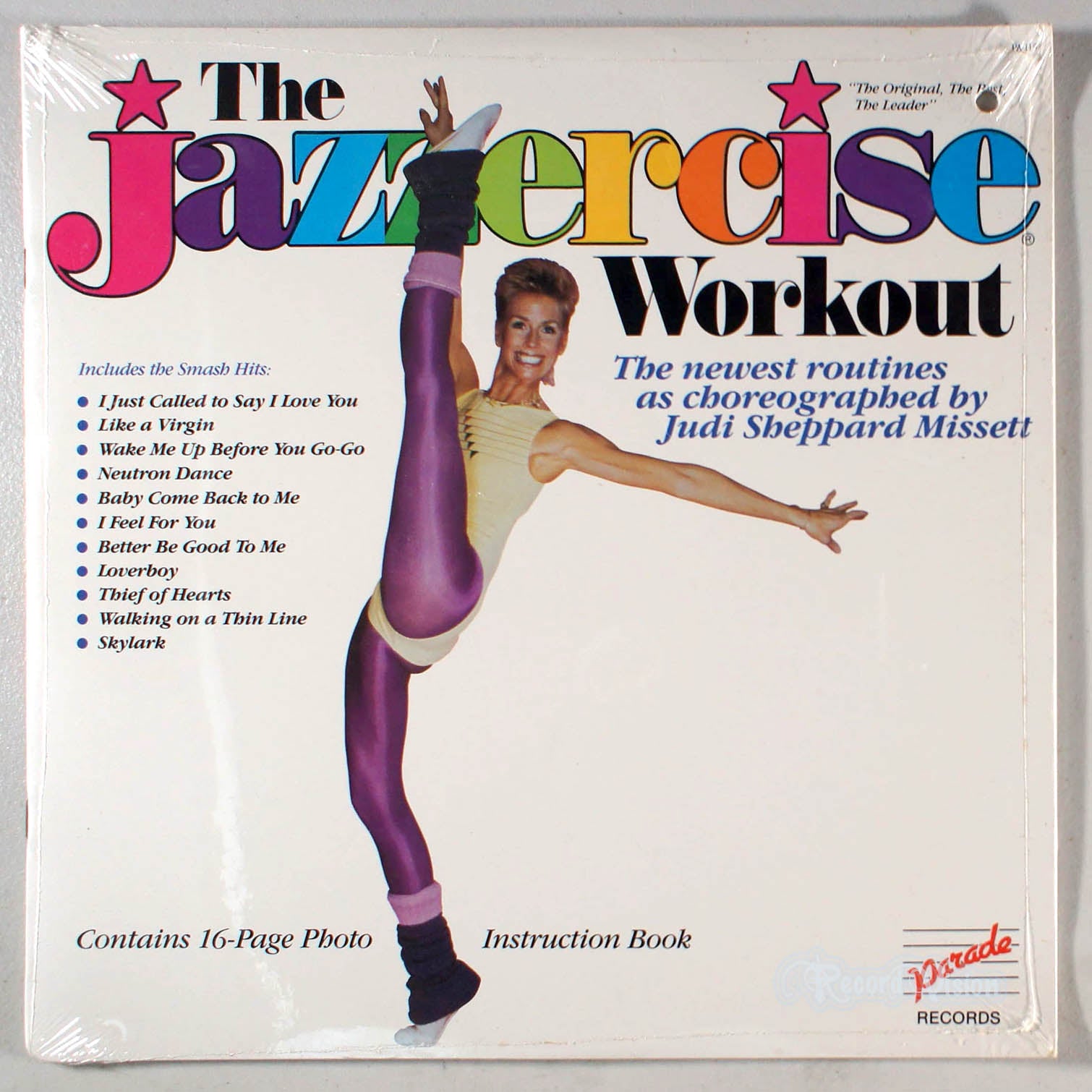Judi Sheppard Missett - The Jazzercise Workout (front cover) Vinyl