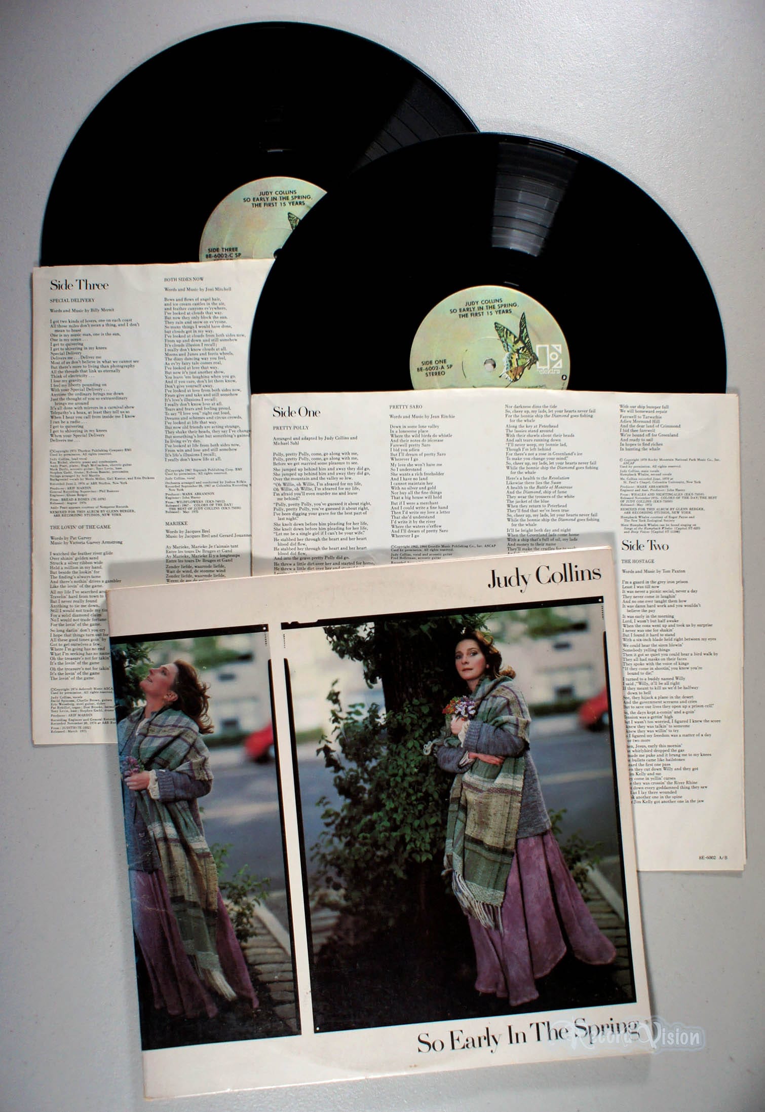 Judy Collins - So Early in the Spring, the First 15 Years (front cover) Vinyl