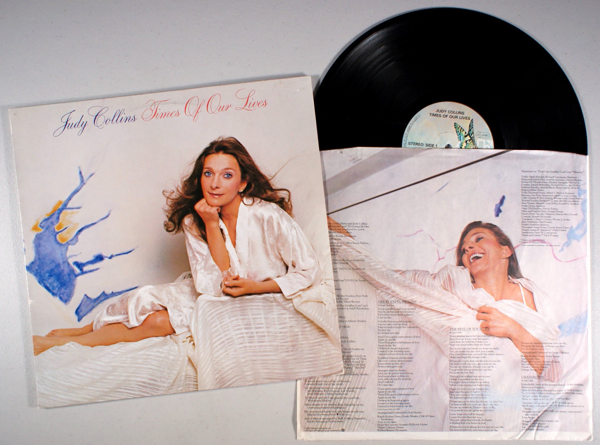Judy Collins - Times of Our Lives (front cover) Vinyl