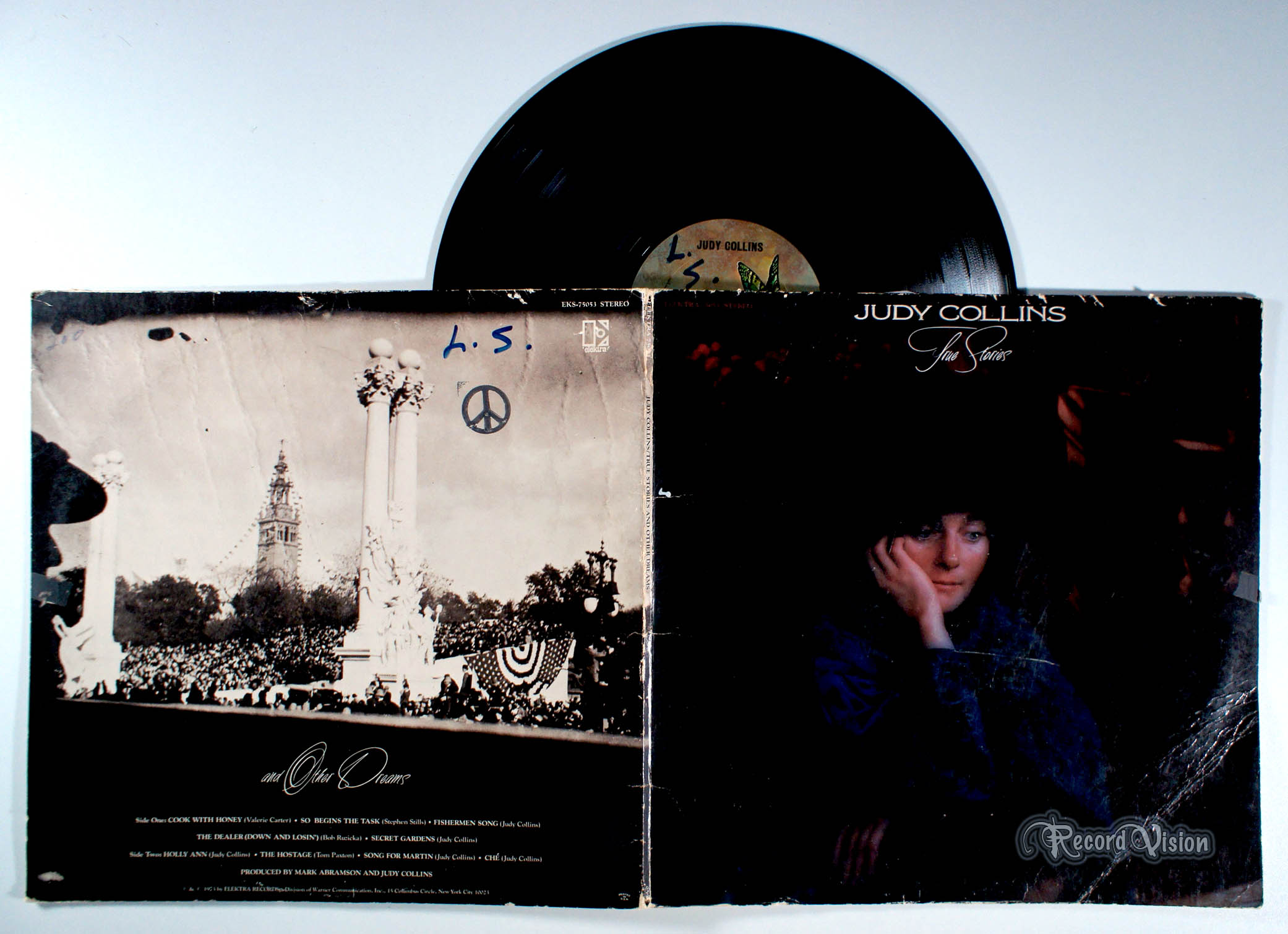 Judy Collins - True Stories (front cover) Vinyl