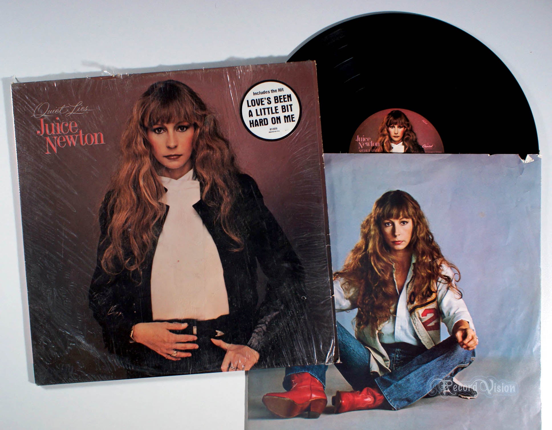 Juice Newton - Quiet Lies (front cover) Vinyl