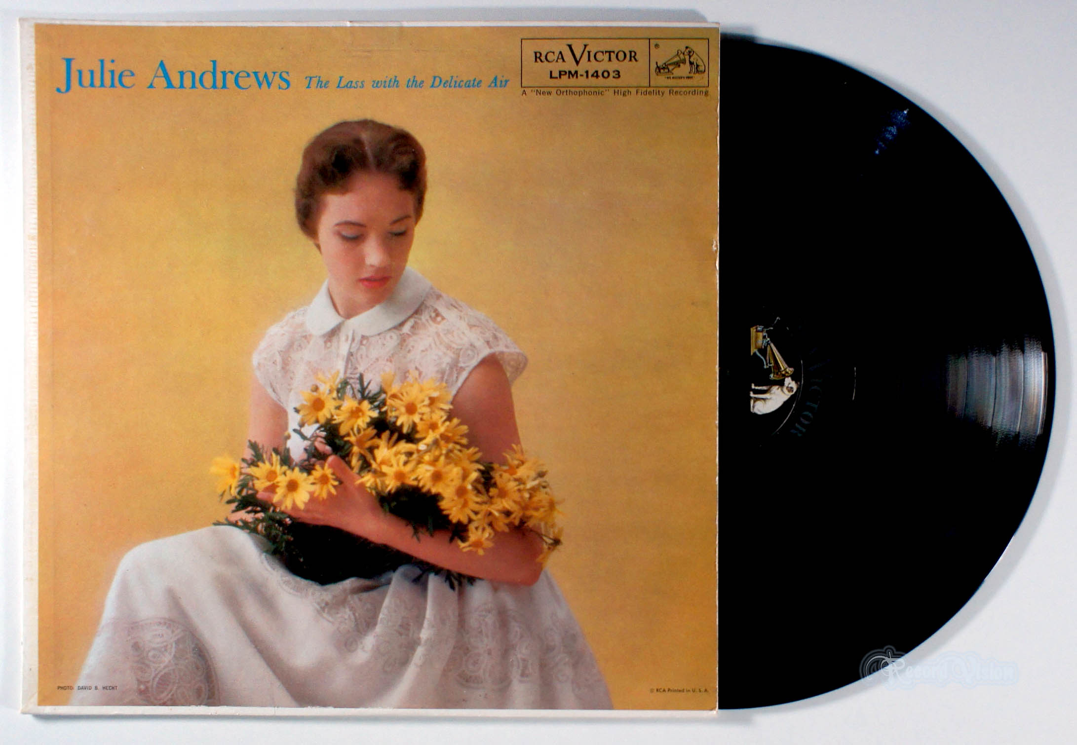 Julie Andrews - The Lass With the Delicate Air (front cover) Vinyl