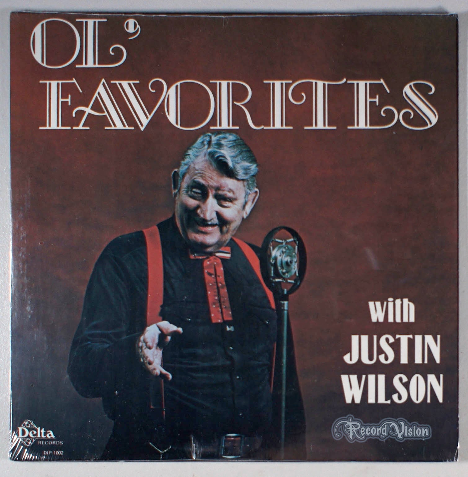 Justin Wilson - Ol' Favorites (front cover) Vinyl