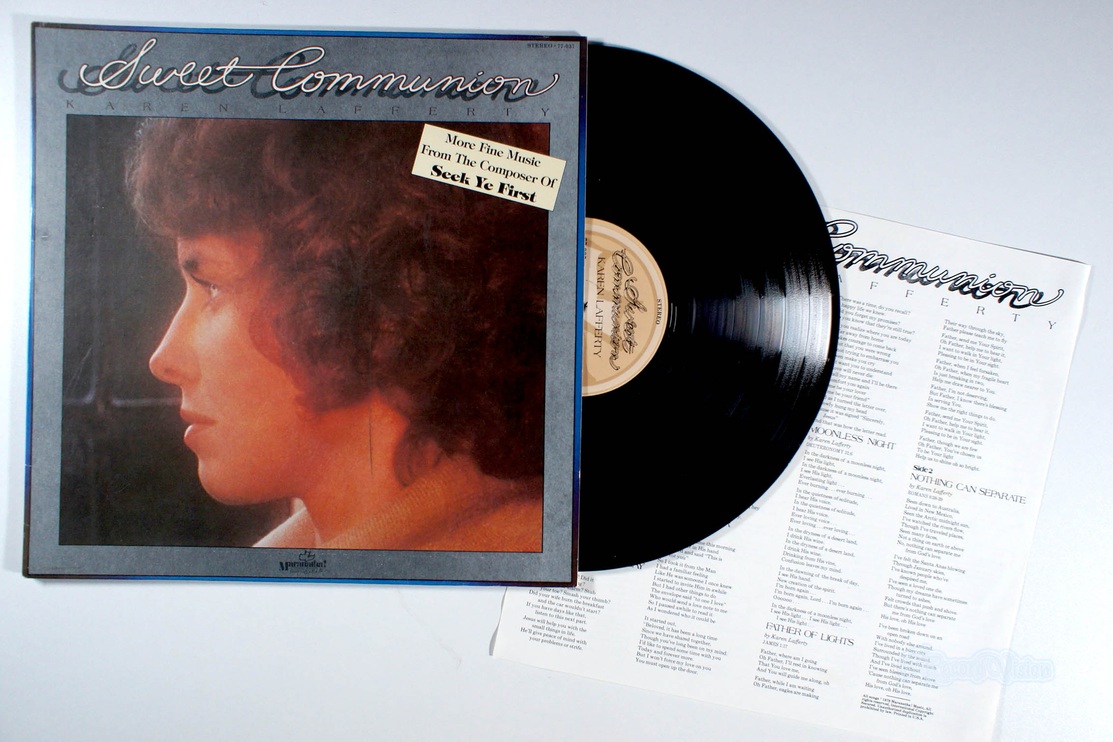 Karen Lafferty - Sweet Communion (front cover) Vinyl