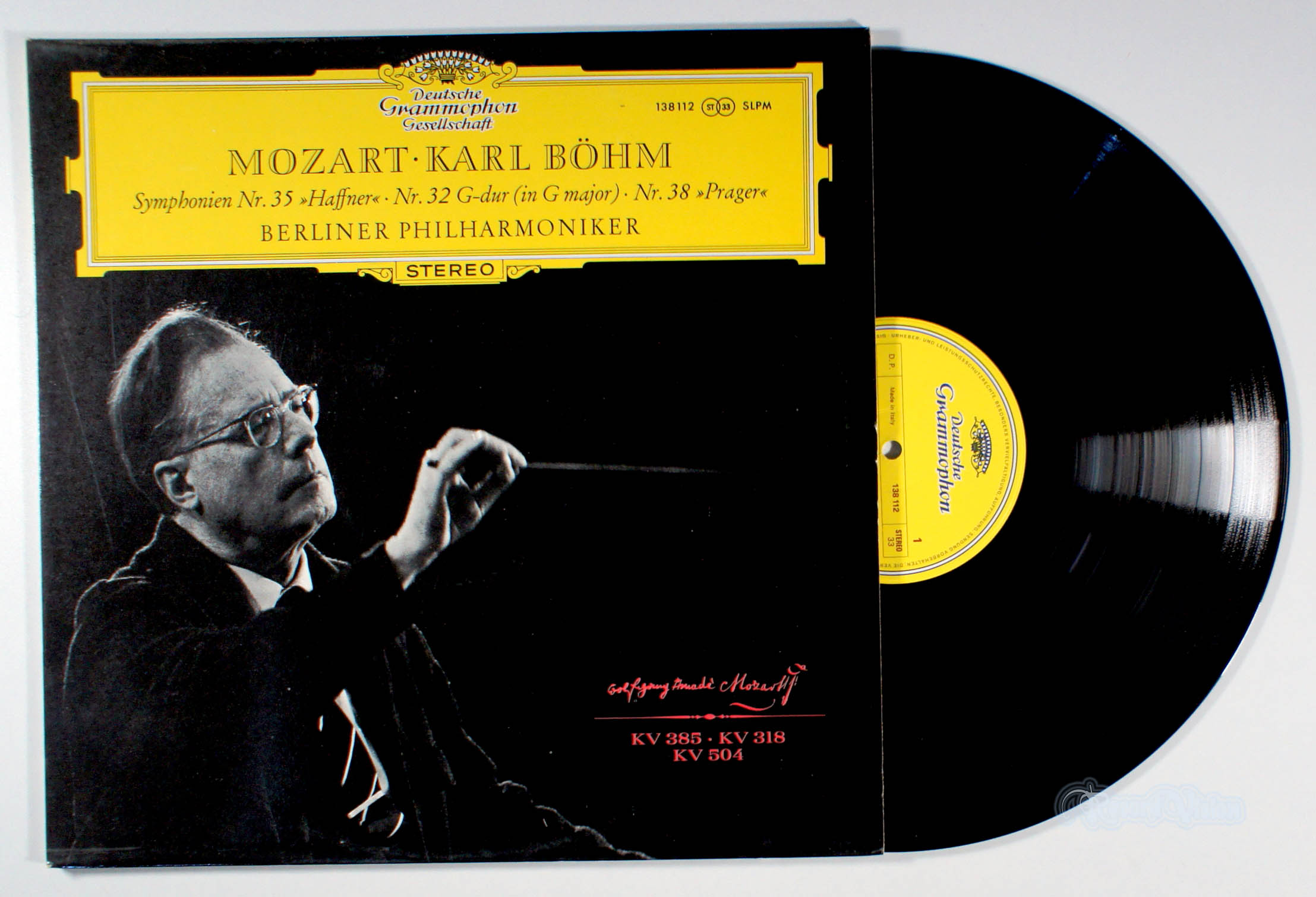 Karl Bohm - Mozart: Nr. 35, 32 and 38 (front cover) Vinyl