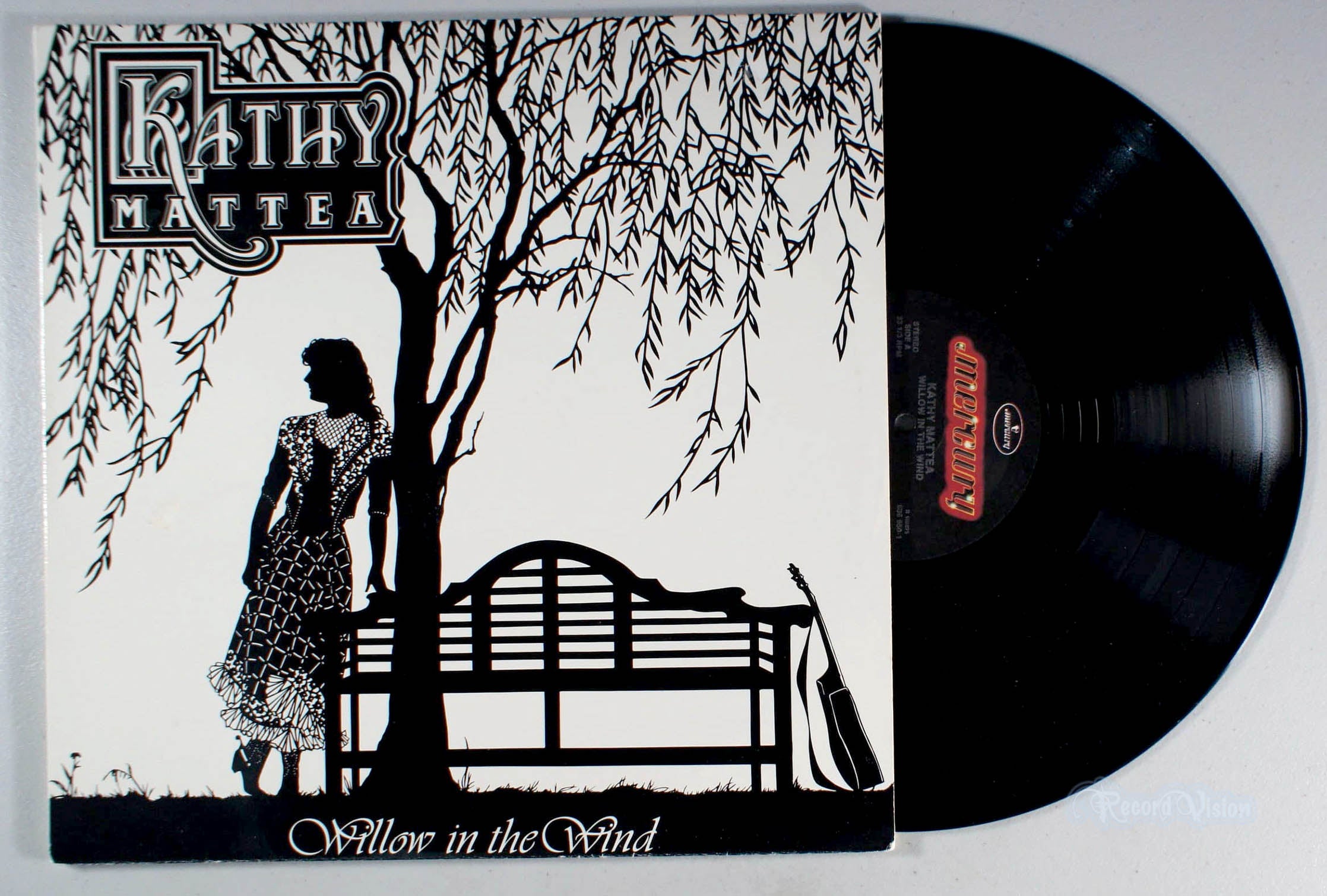 Kathy Mattea - Willow in the Wind (front cover) Vinyl