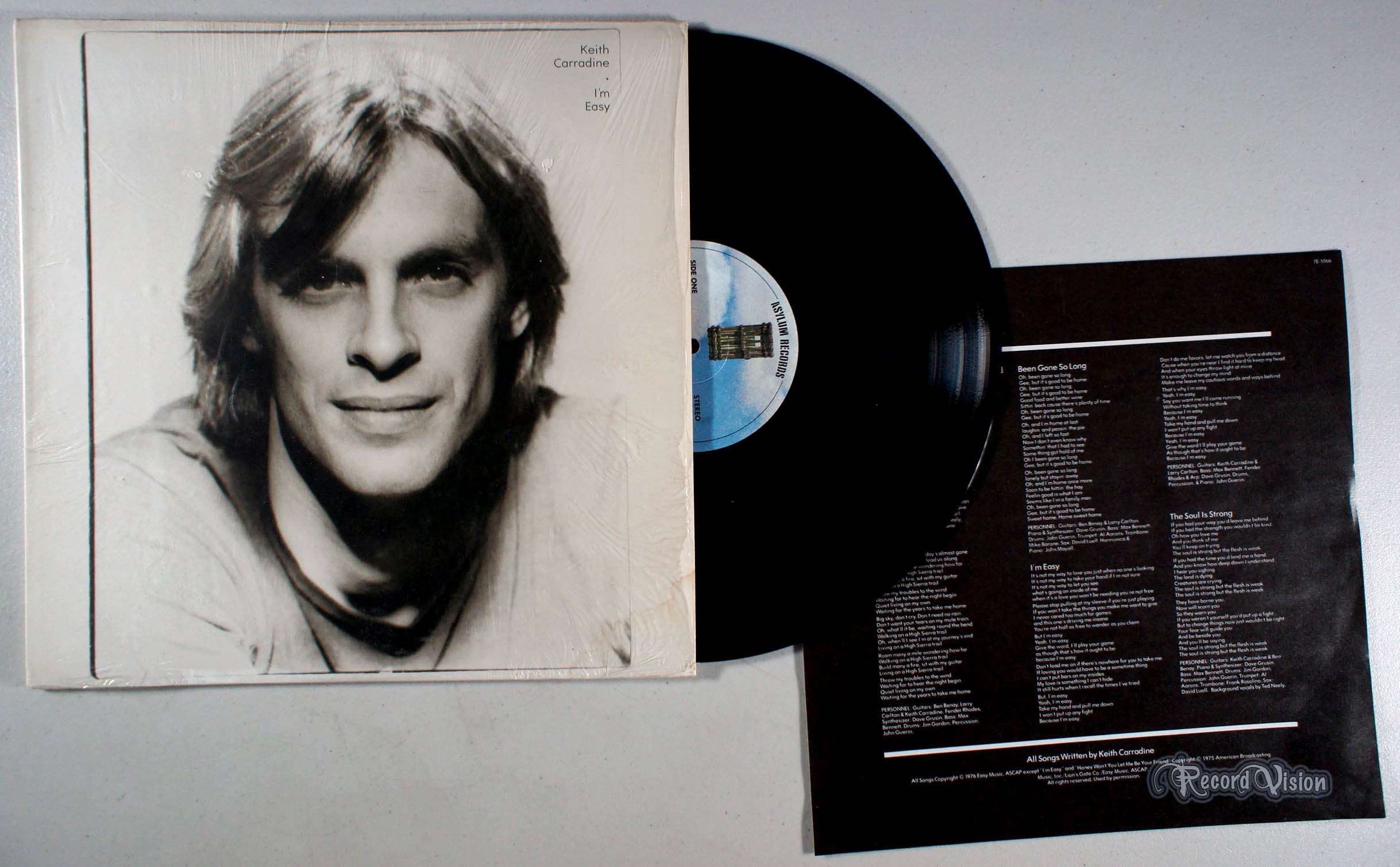 Keith Carradine - I'm Easy (front cover) Vinyl