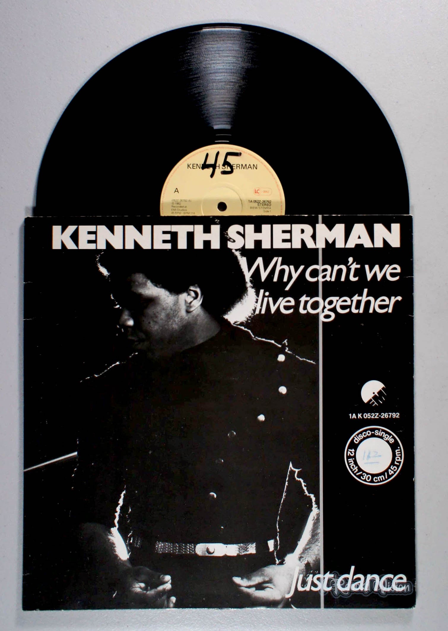 Kenneth Sherman - Why Can't We Live Together (front cover) Vinyl