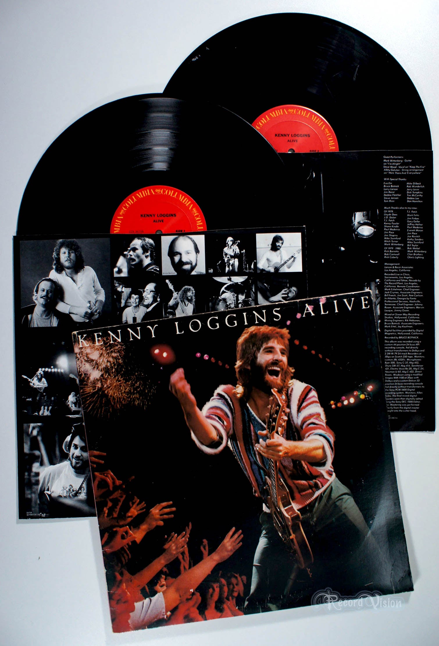 Kenny Loggins - Alive (front cover) Vinyl