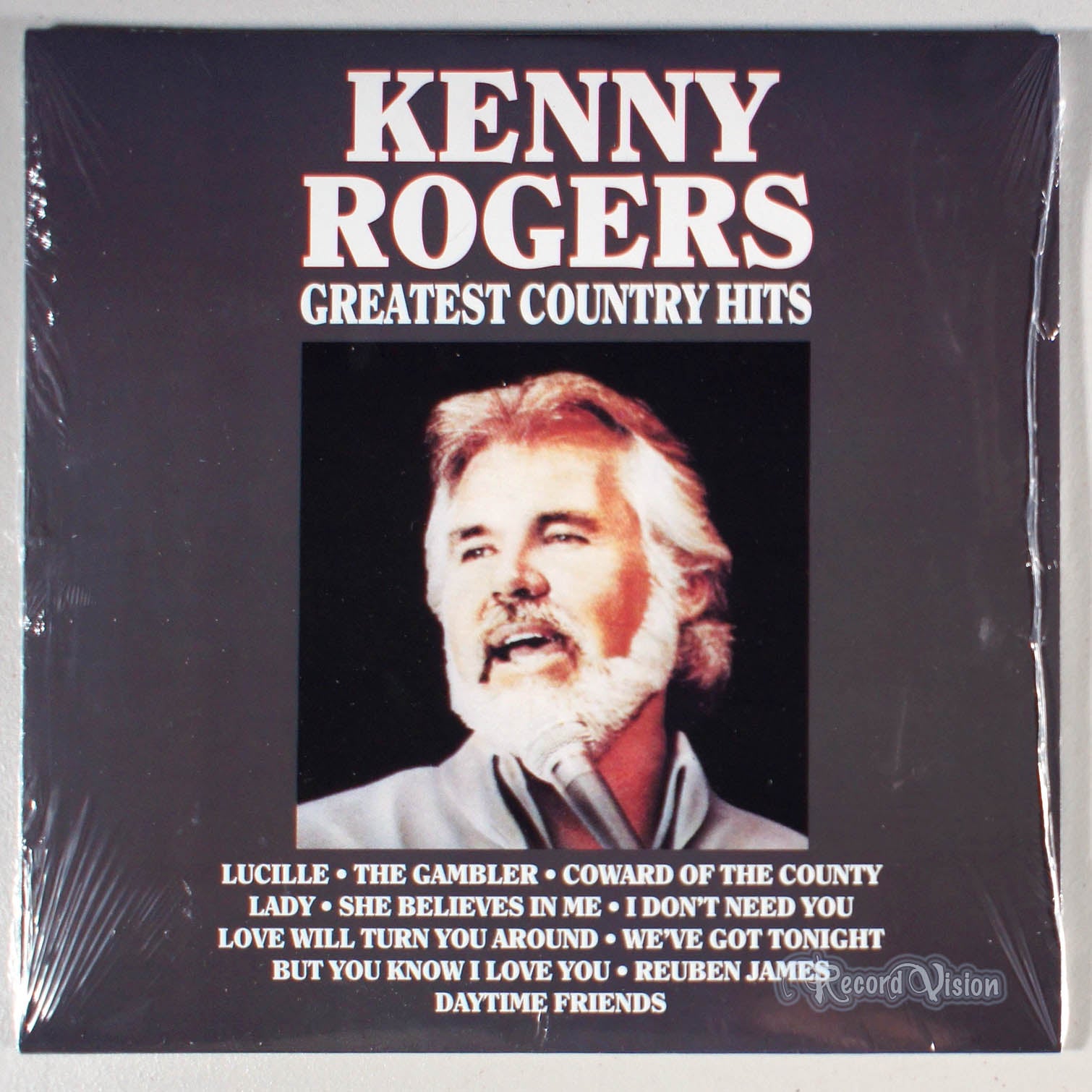 Kenny Rogers - Greatest Country Hits (front cover) Vinyl