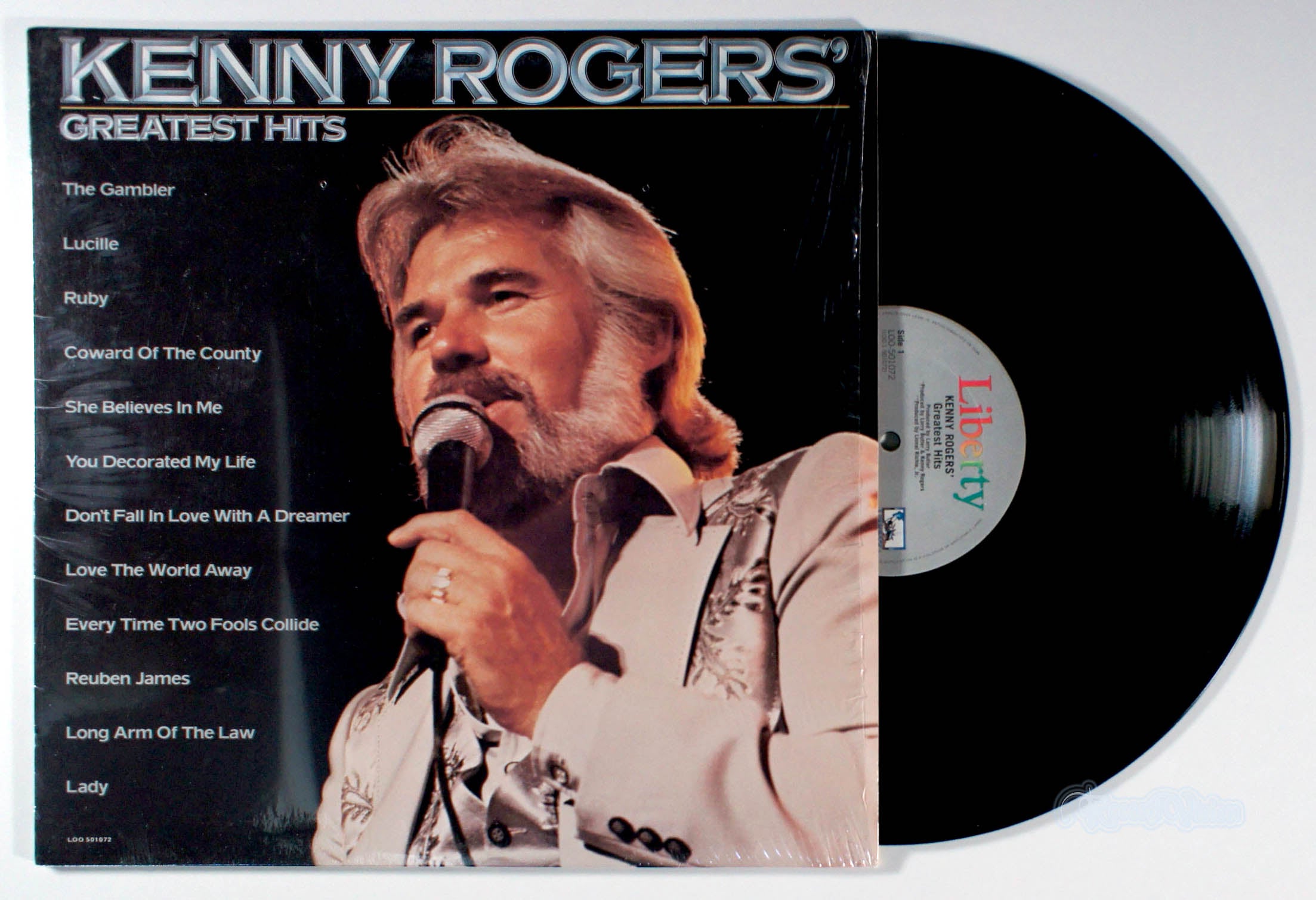 Kenny Rogers - Greatest Hits (front cover) Vinyl