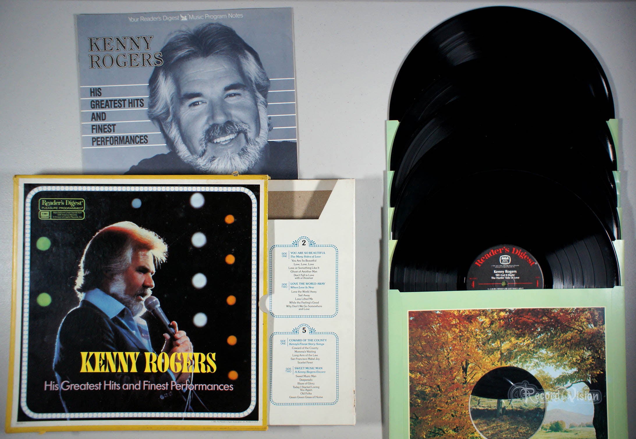 Kenny Rogers - His Greatest Hits and Finest Performances (front cover) Vinyl