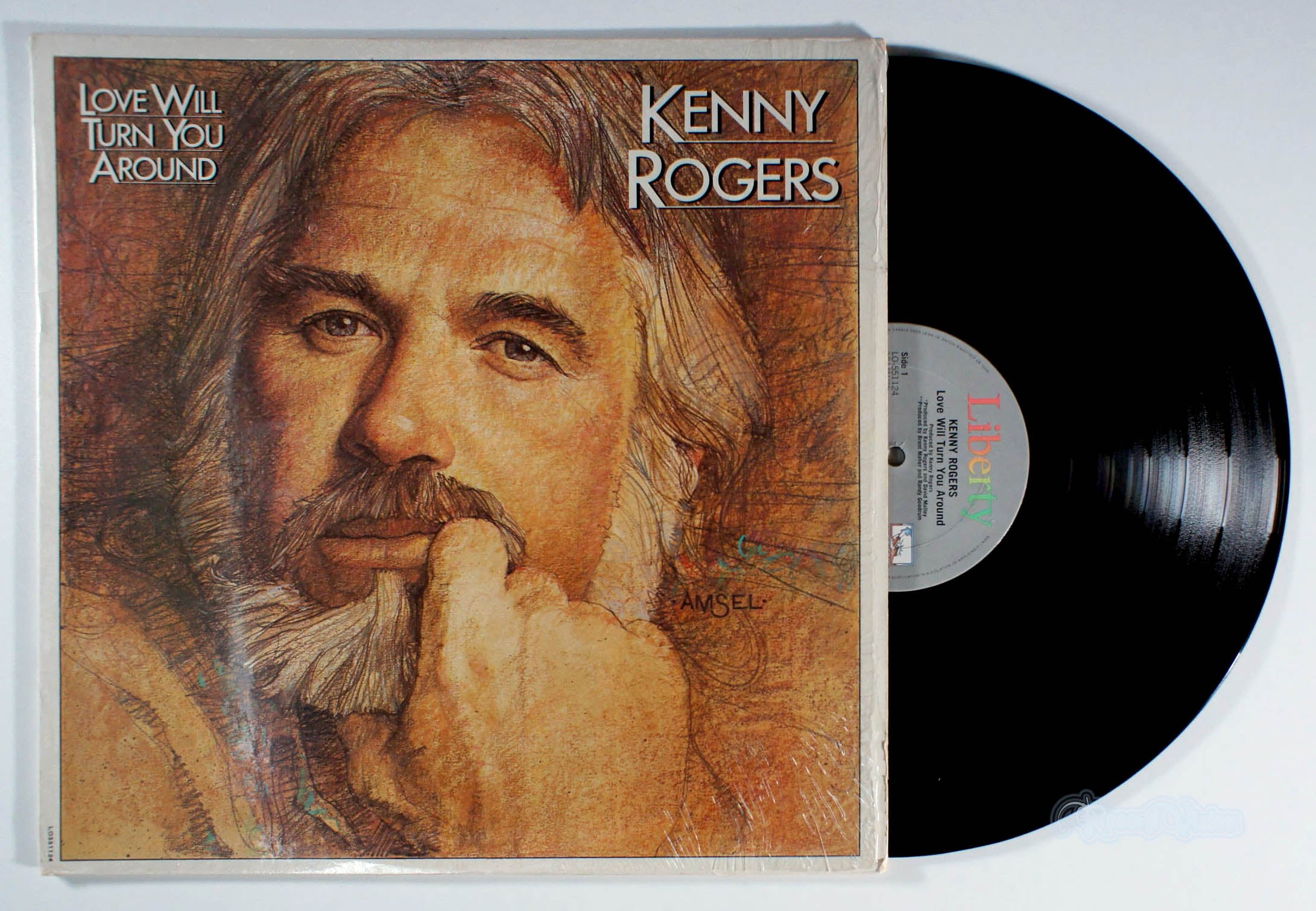 Kenny Rogers - Love Will Turn You Around (front cover) Vinyl