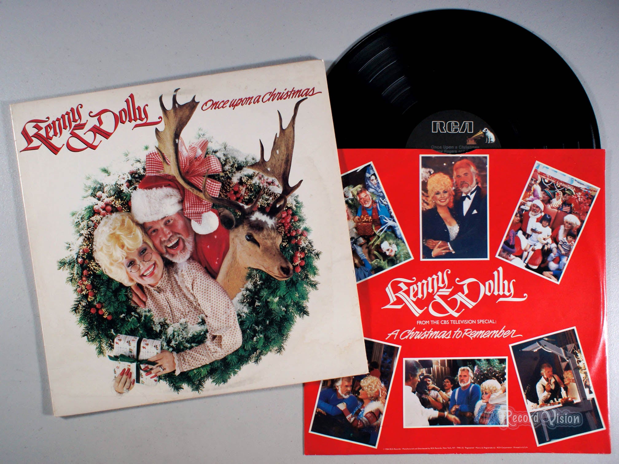 Dolly Parton - Once Upon a Christmas (front cover) Vinyl
