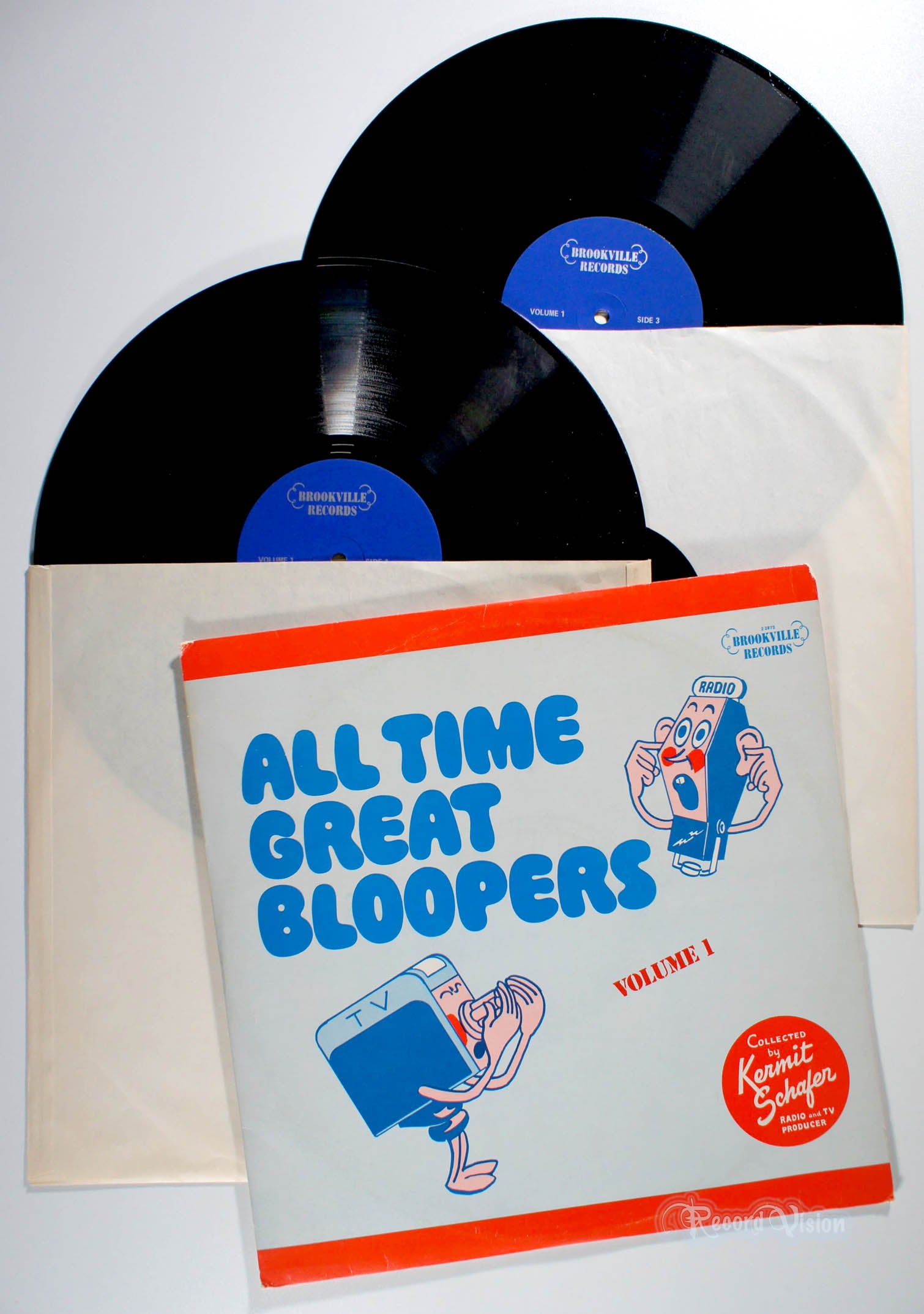 Kermit Schafer - All Time Great Bloopers Volume 1 (front cover) Vinyl