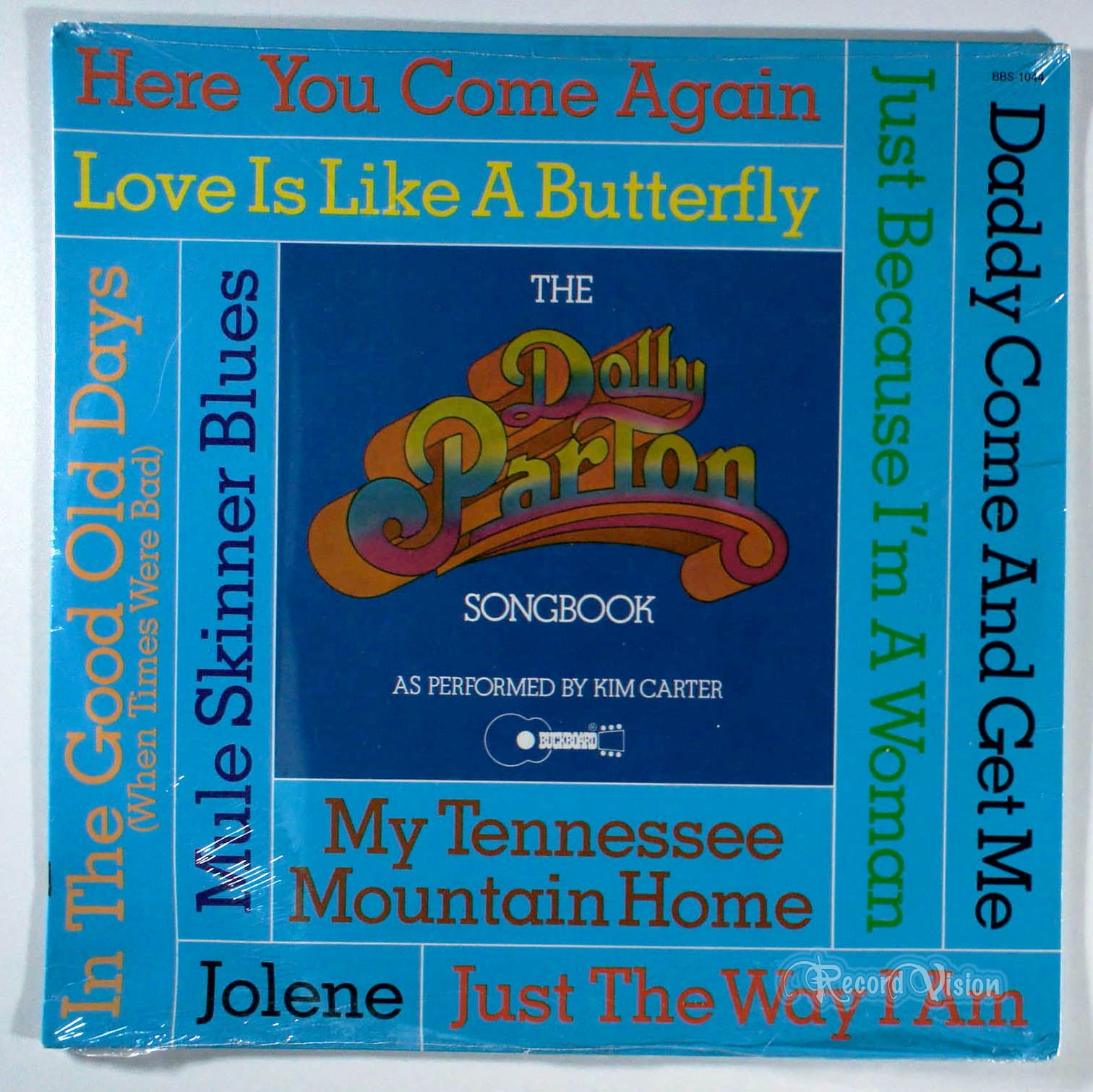 Kim Carter - Dolly Parton Songbook (front cover) Vinyl