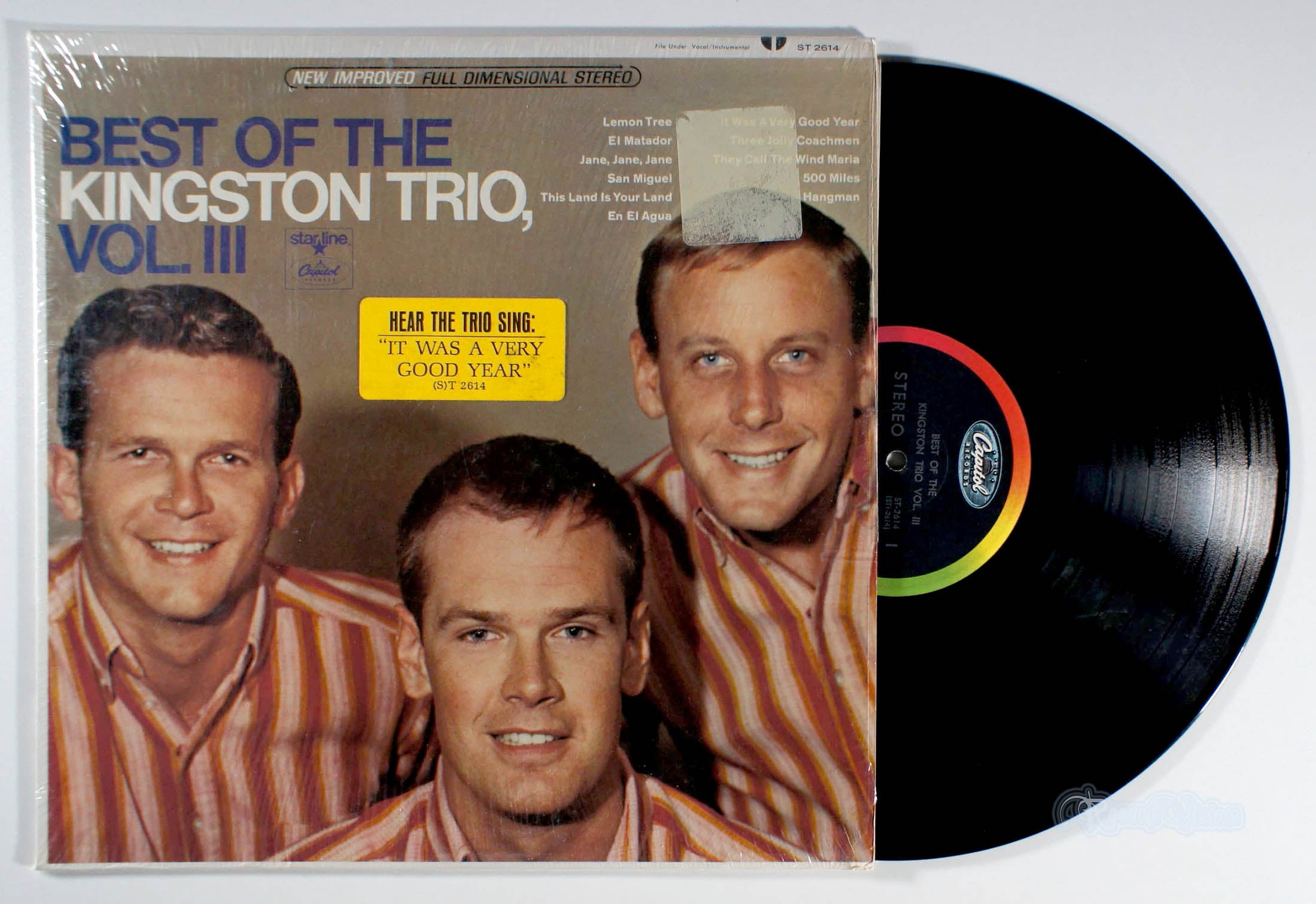 Kingston Trio - Best of, Vol. III (front cover) Vinyl