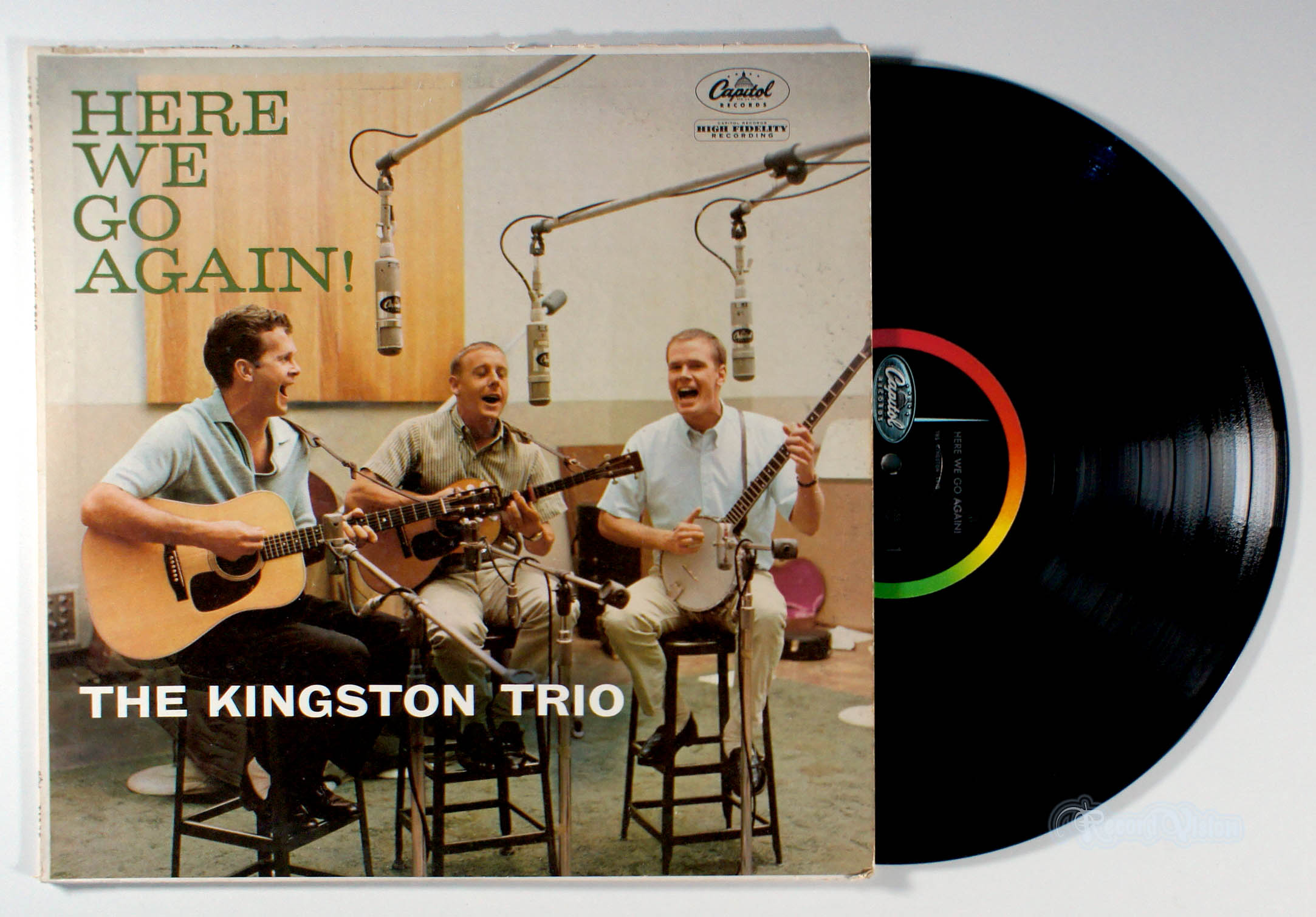 Kingston Trio - Here We Go Again (front cover) Vinyl