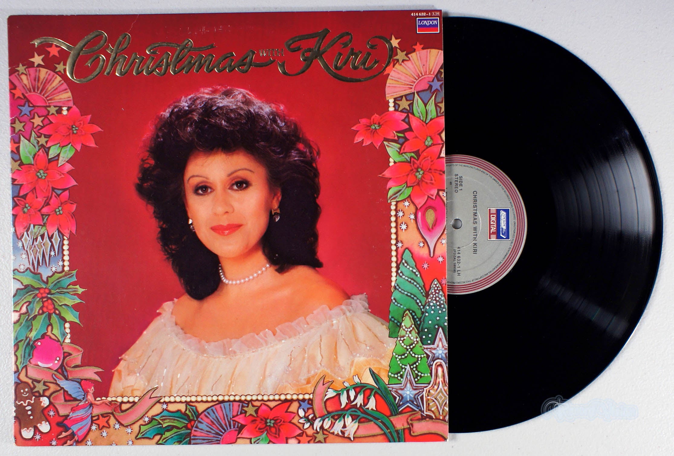 Kiri Te Kanawa - Christmas with Kiri (front cover) Vinyl