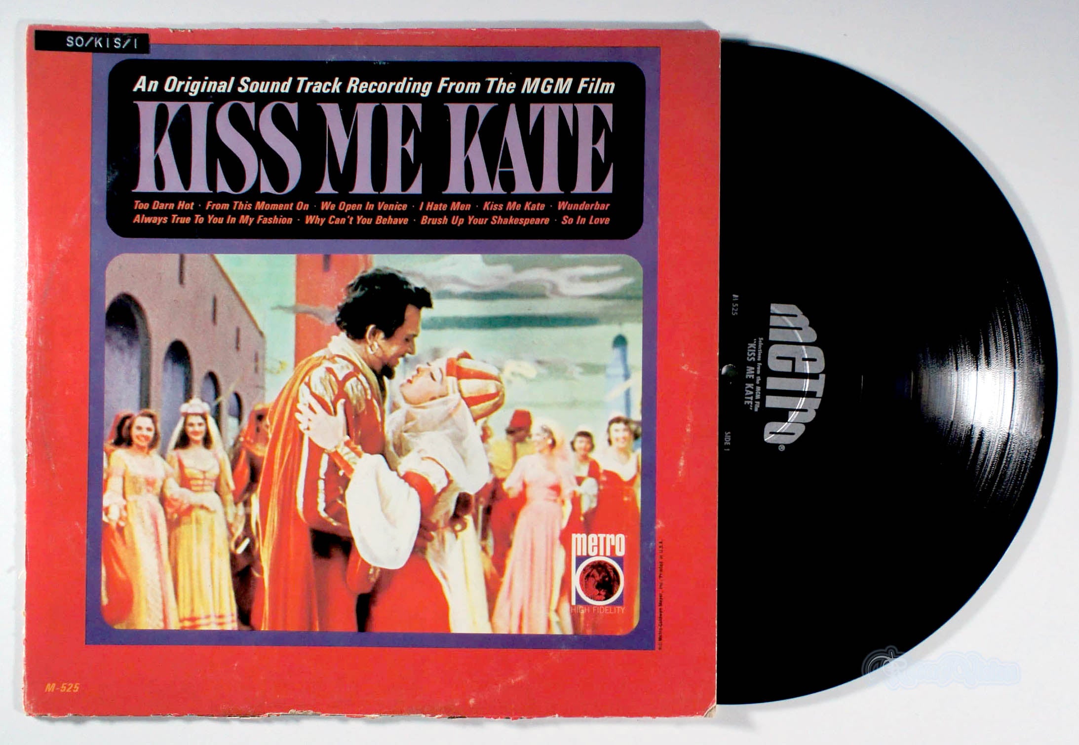 Kiss Me Kate (MGM) (front cover) Vinyl