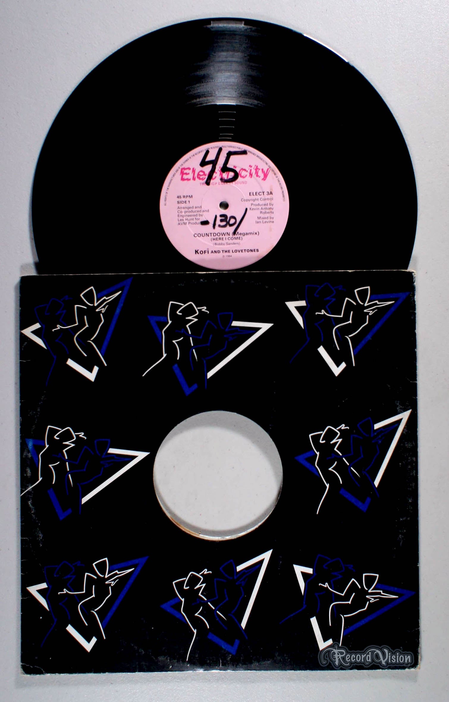 Kofi and the Lovetones - Countdown (front cover) Vinyl