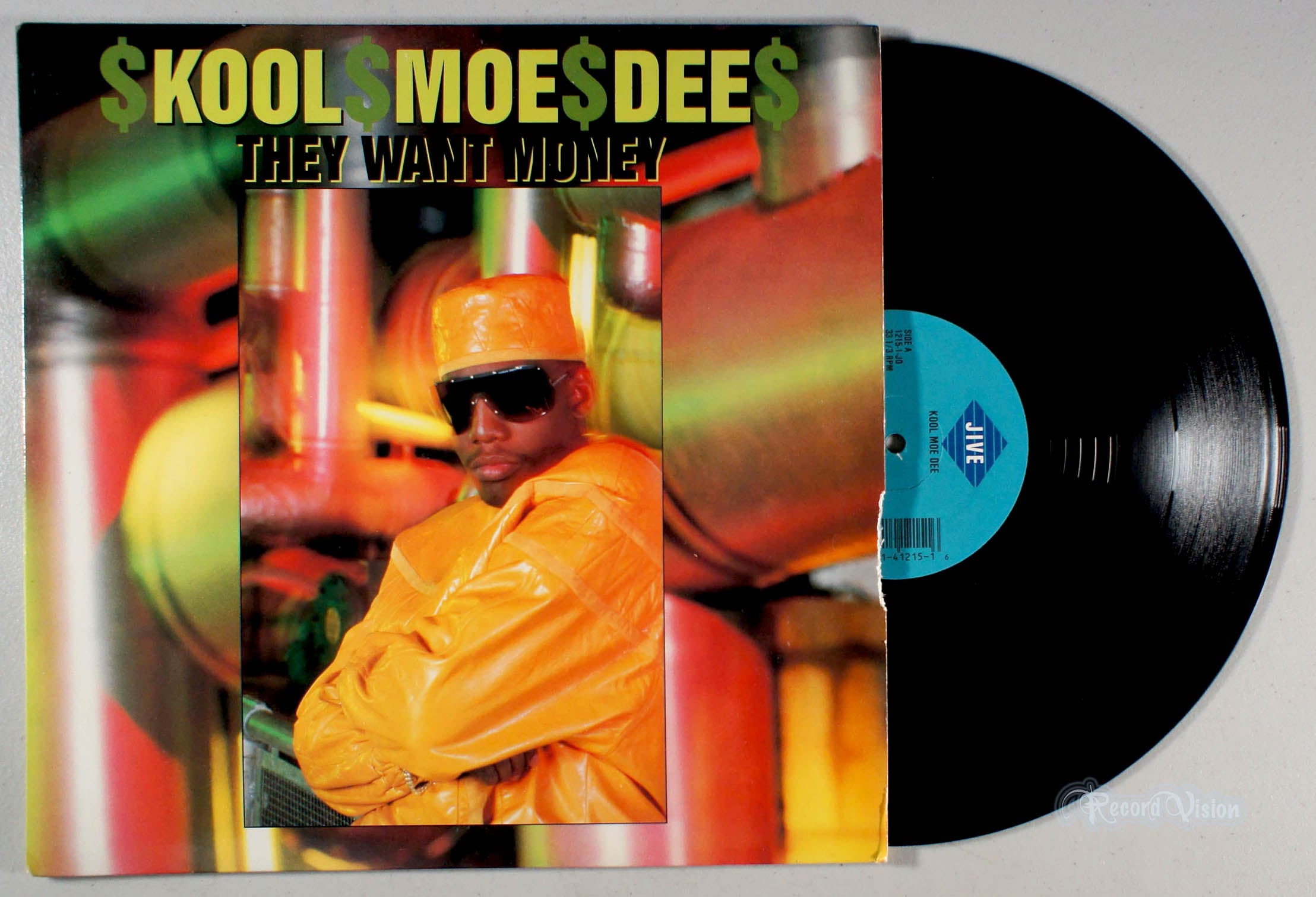 Kool Moe Dee - They Want Money (front cover) Vinyl