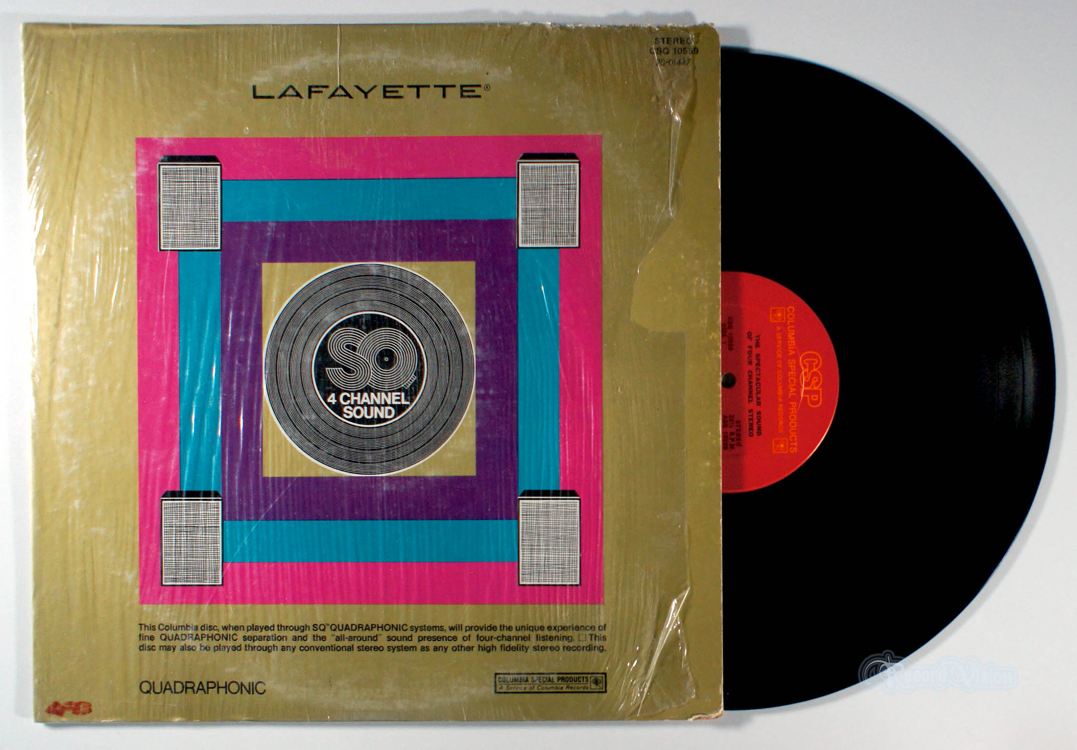 Lafayette - SQ 4 Channel Sound : Quadraphonic (front cover) Vinyl