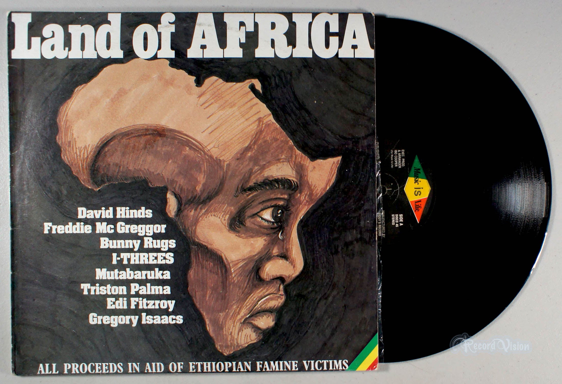 Land of Africa (front cover) Vinyl