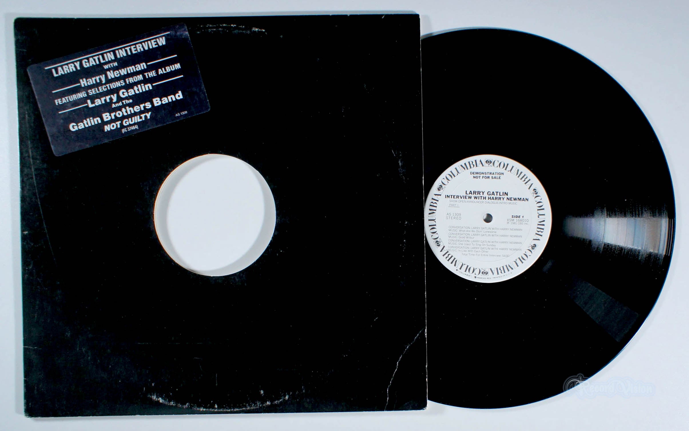 Larry Gatlin - Interview with Harry Newman (front cover) Vinyl