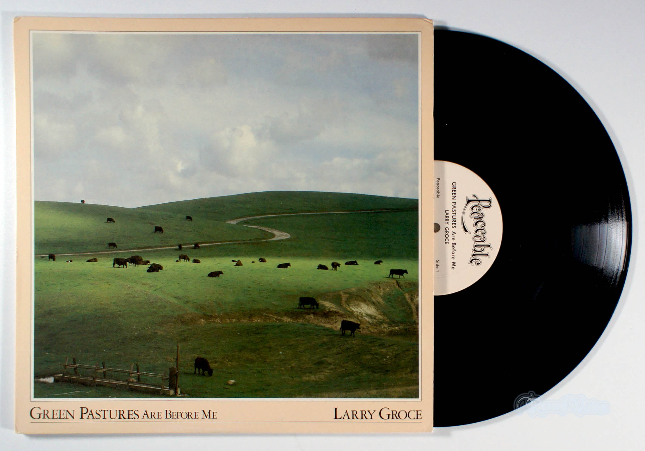 Larry Groce - Green Pastures are Before Me (front cover) Vinyl