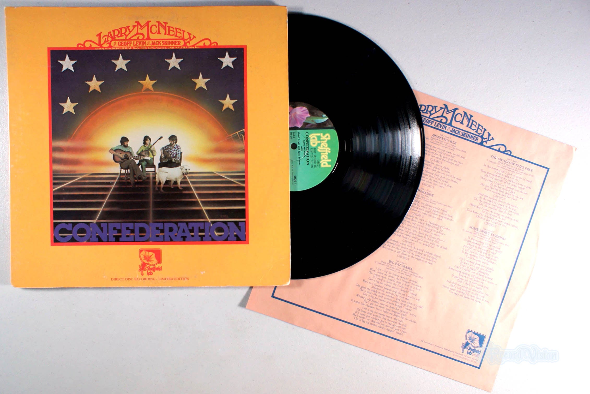 Larry McNeely - Confederation (front cover) Vinyl