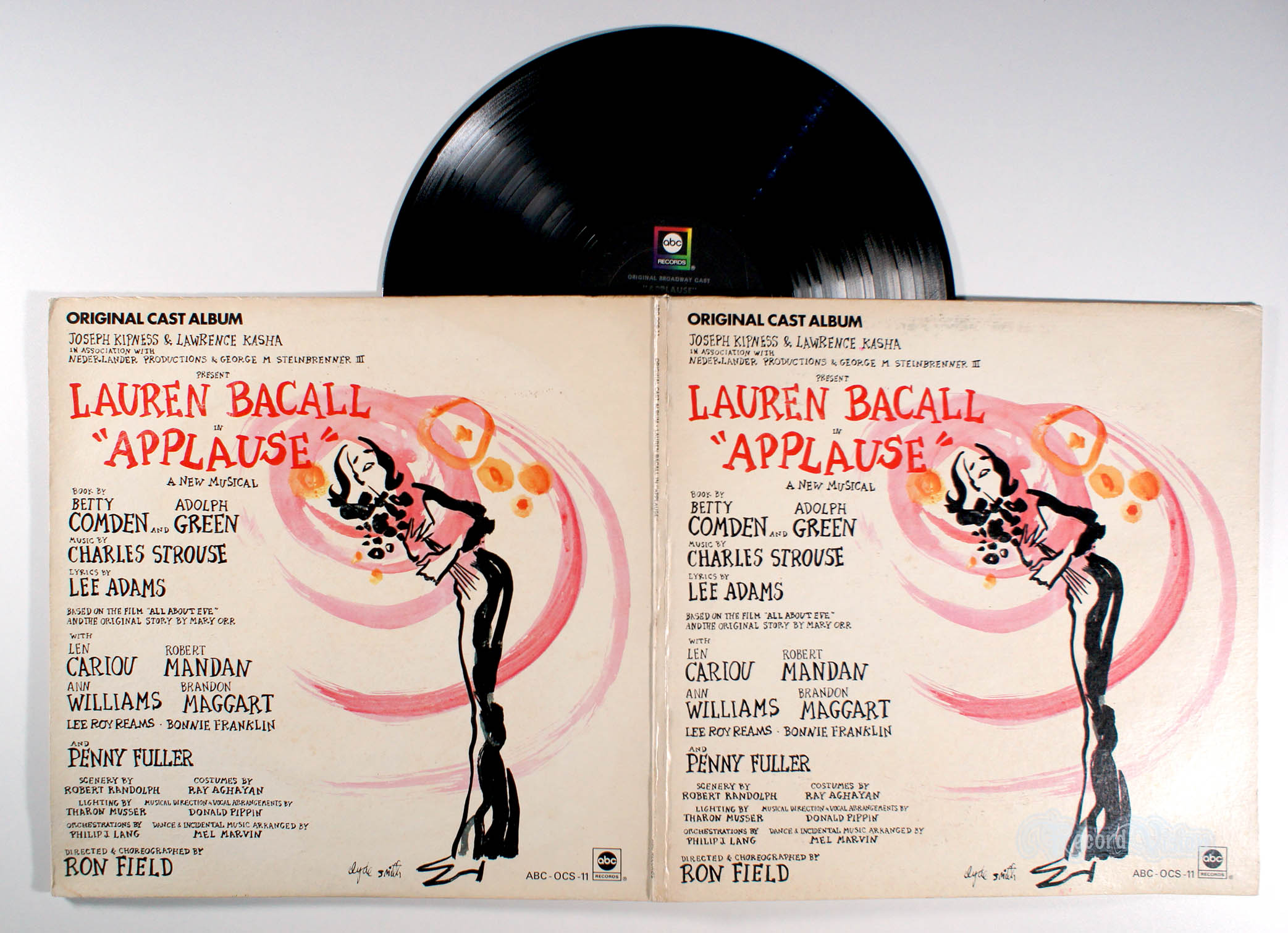 Lauren Bacall - Applause (front cover) Vinyl