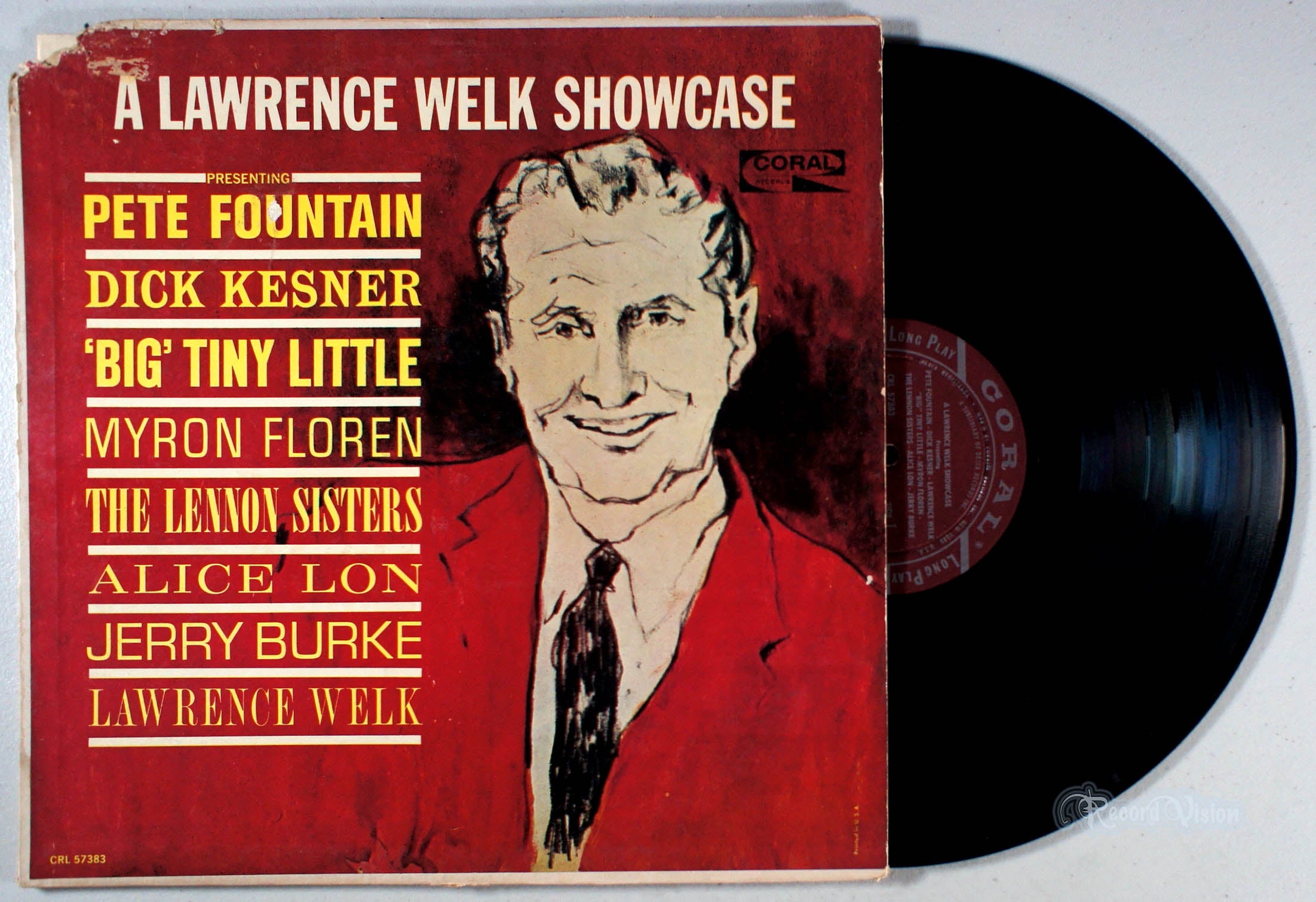 Lawrence Welk - A Showcase (front cover) Vinyl