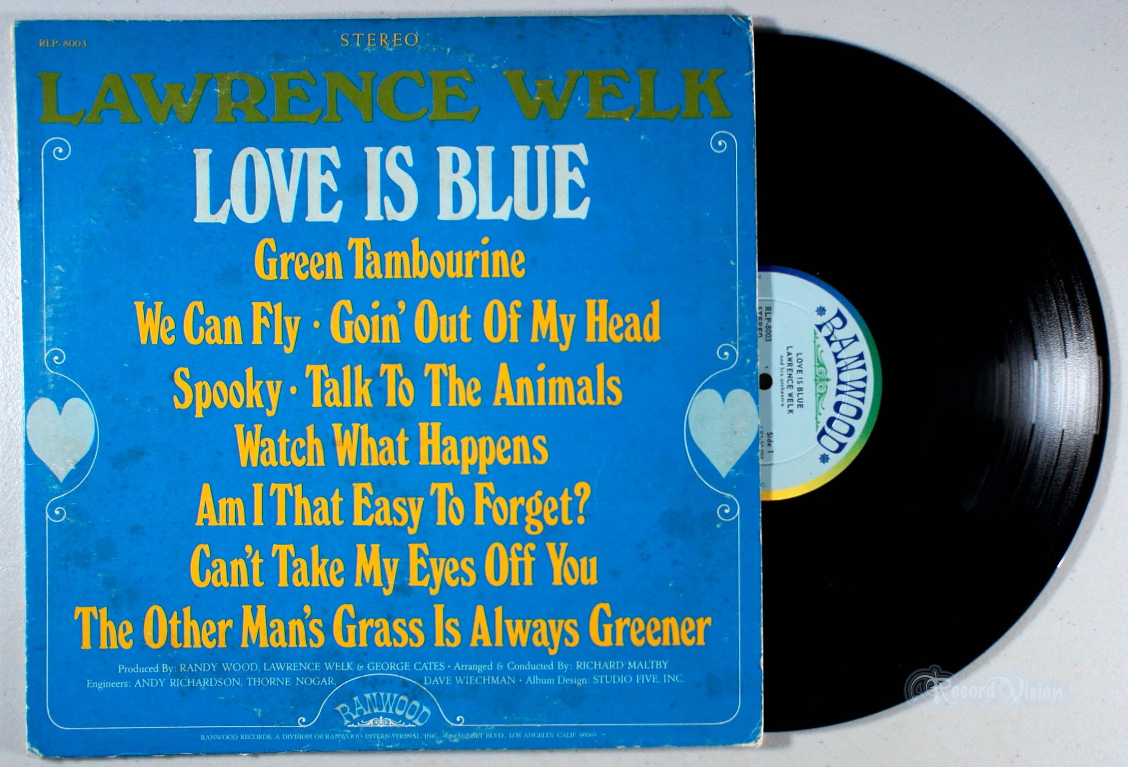 Lawrence Welk - Love is Blue (front cover) Vinyl