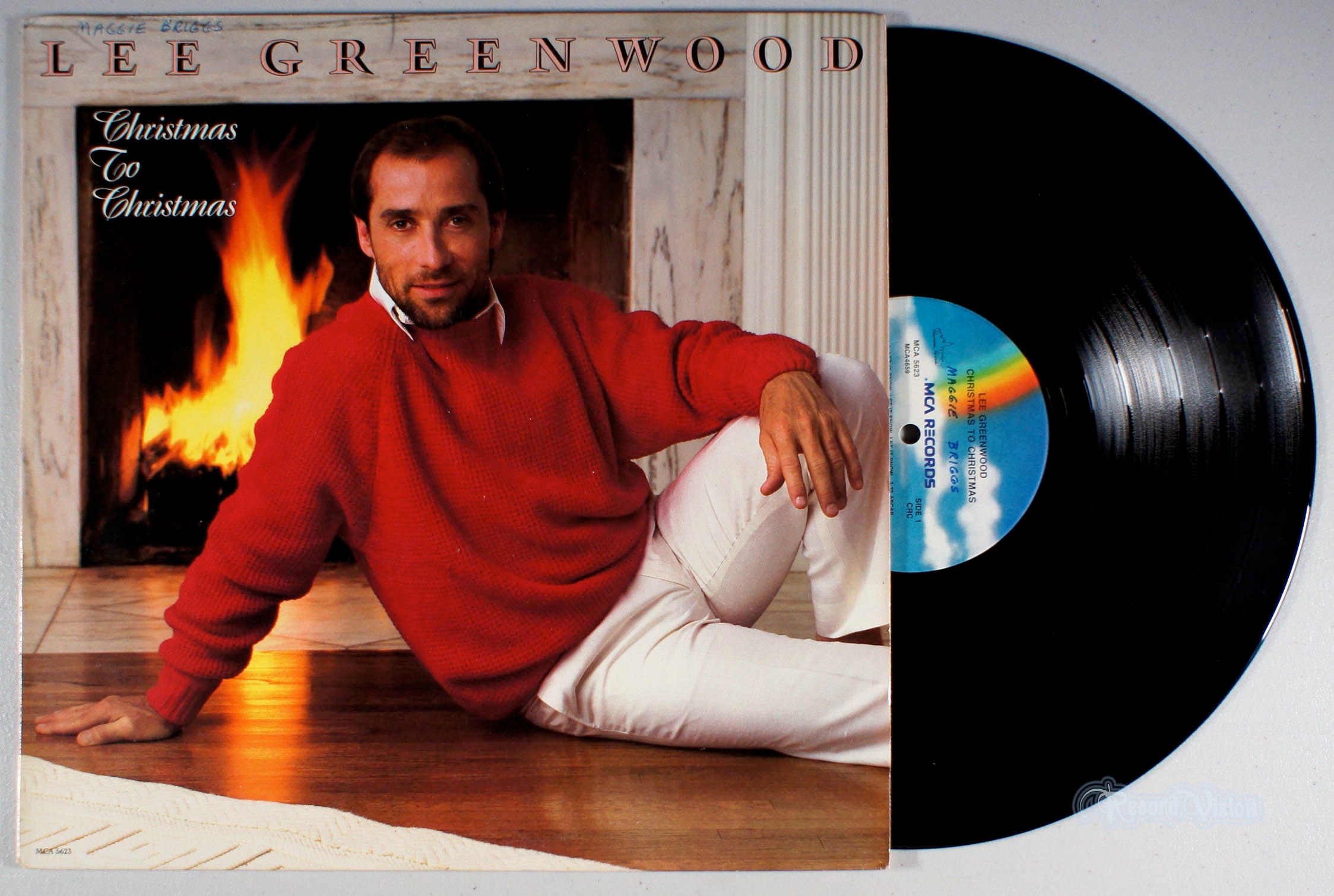 Lee Greenwood - Christmas to Christmas (front cover) Vinyl