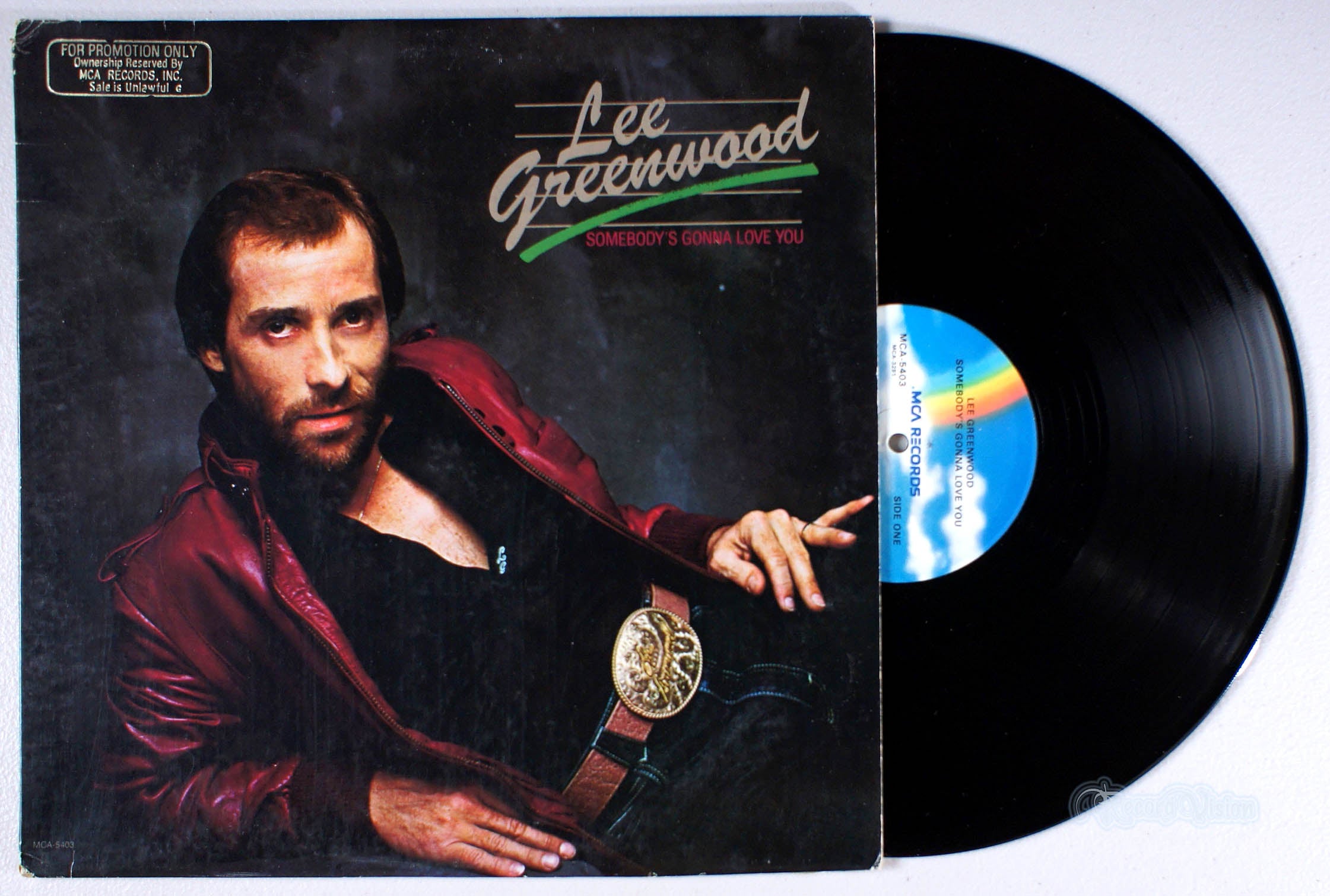 Lee Greenwood - Somebody's Gonna Love You (front cover) Vinyl