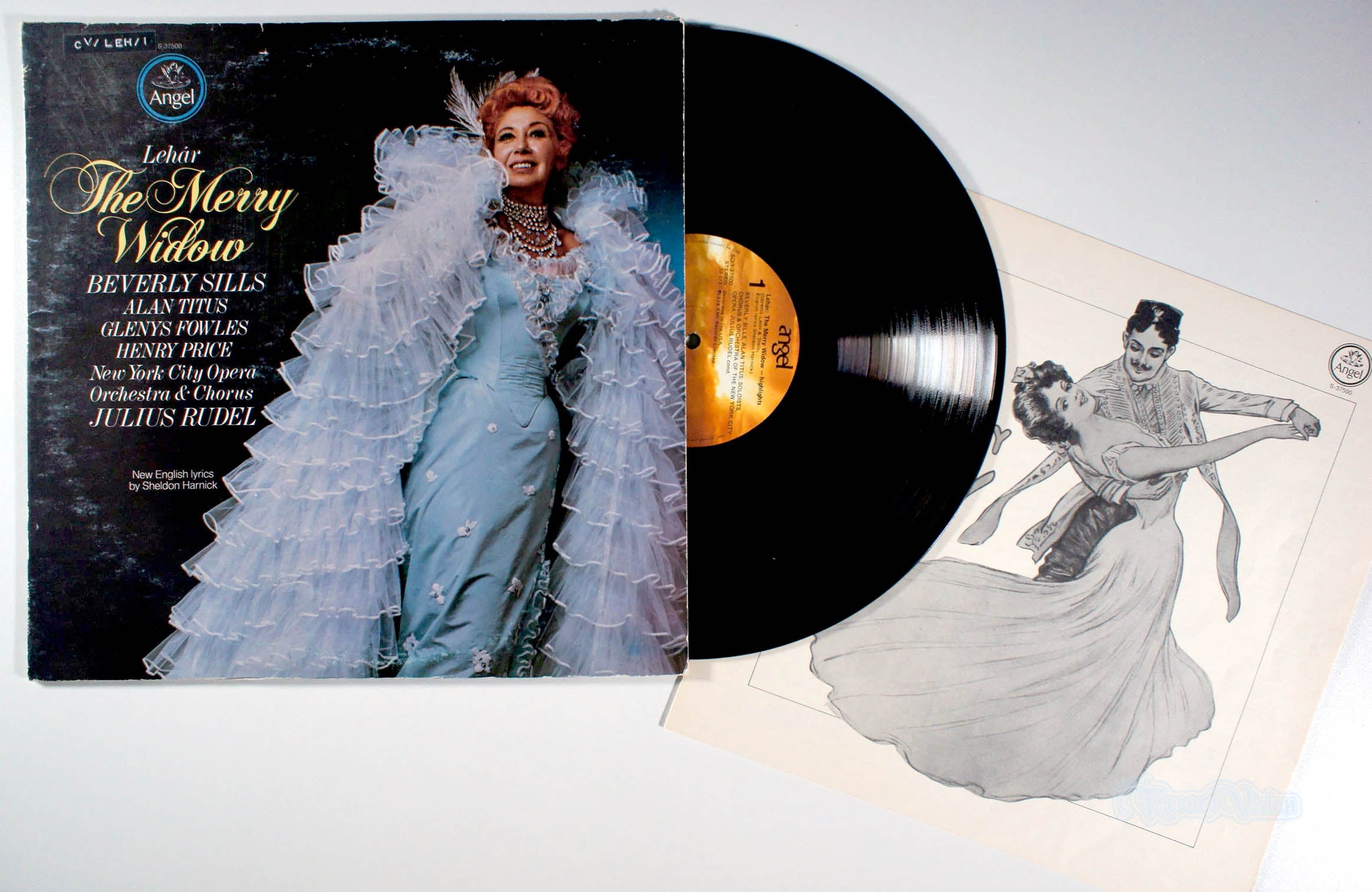 Lehar - The Merry Widow (front cover) Vinyl