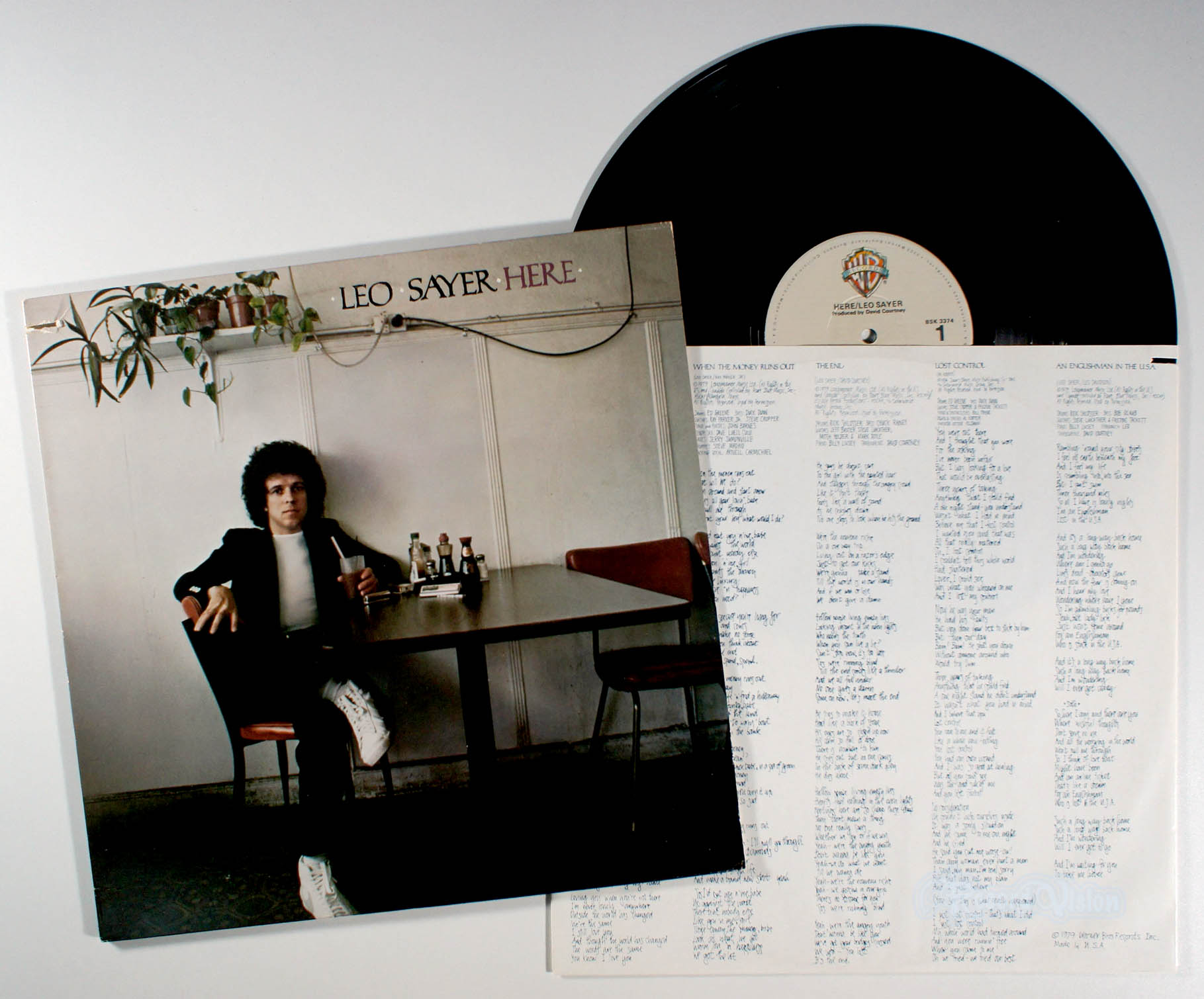 Leo Sayer - Here (front cover) Vinyl