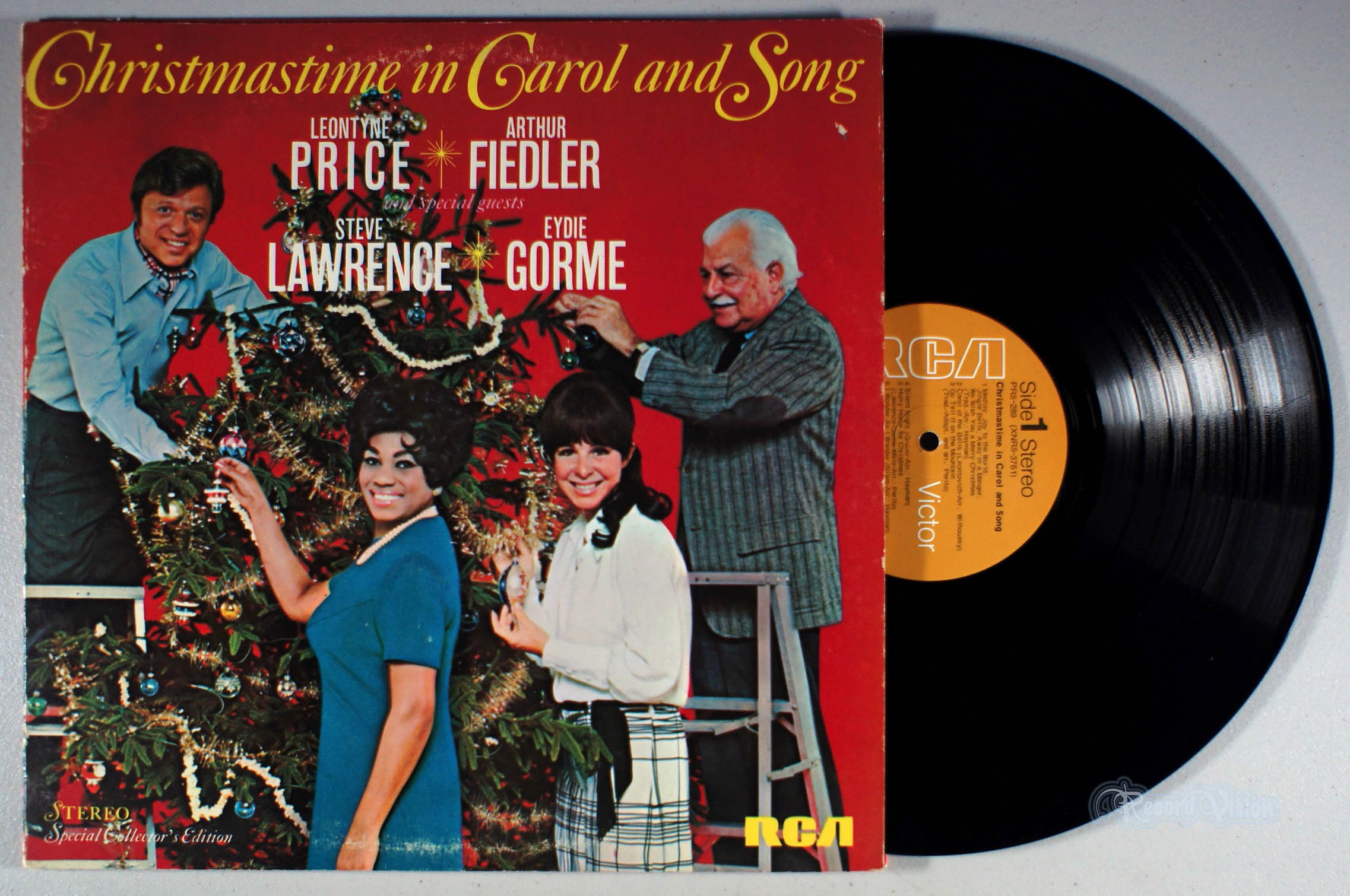 Leontyne Price - Christmastime in Carol and Song (front cover) Vinyl