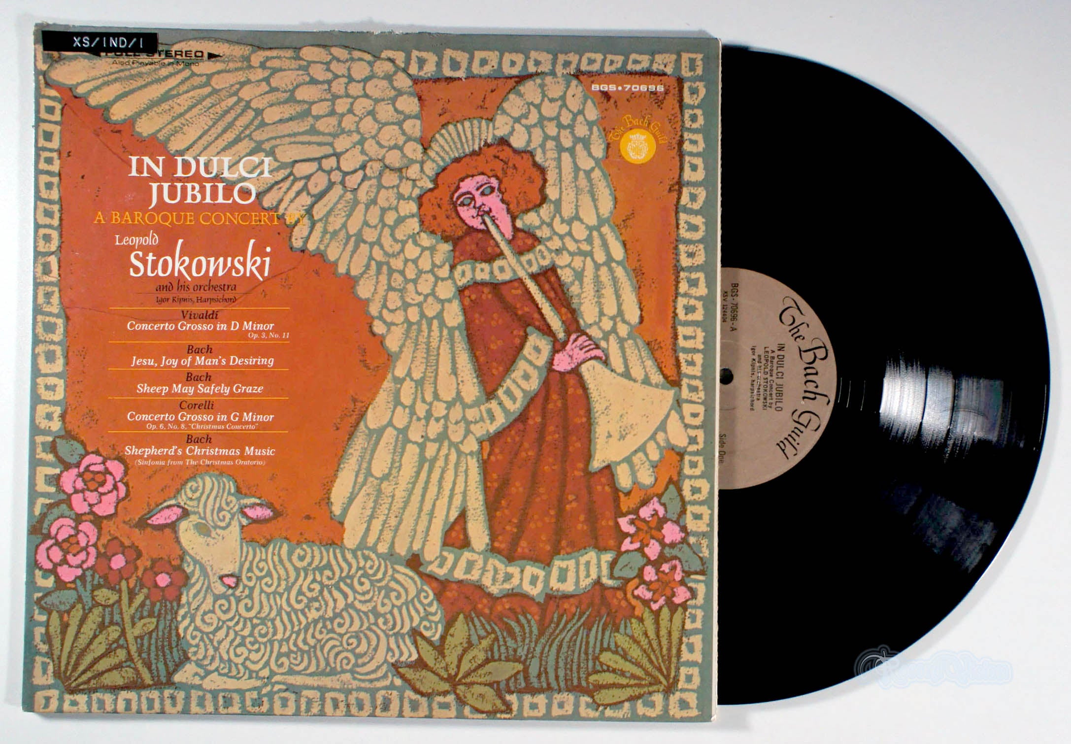 Leopold Stokowski - In Dulci Jubilo (front cover) Vinyl